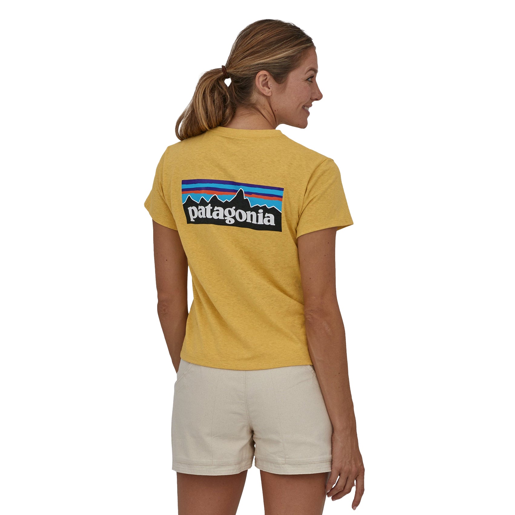 Womens Patagonia P-6 Logo Responsibili-Tee