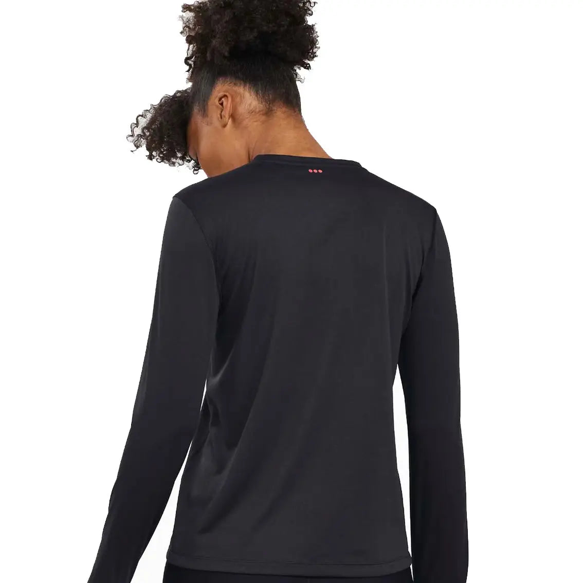 Womens Saucony x Run Club - Stopwatch Long Sleeve - Black