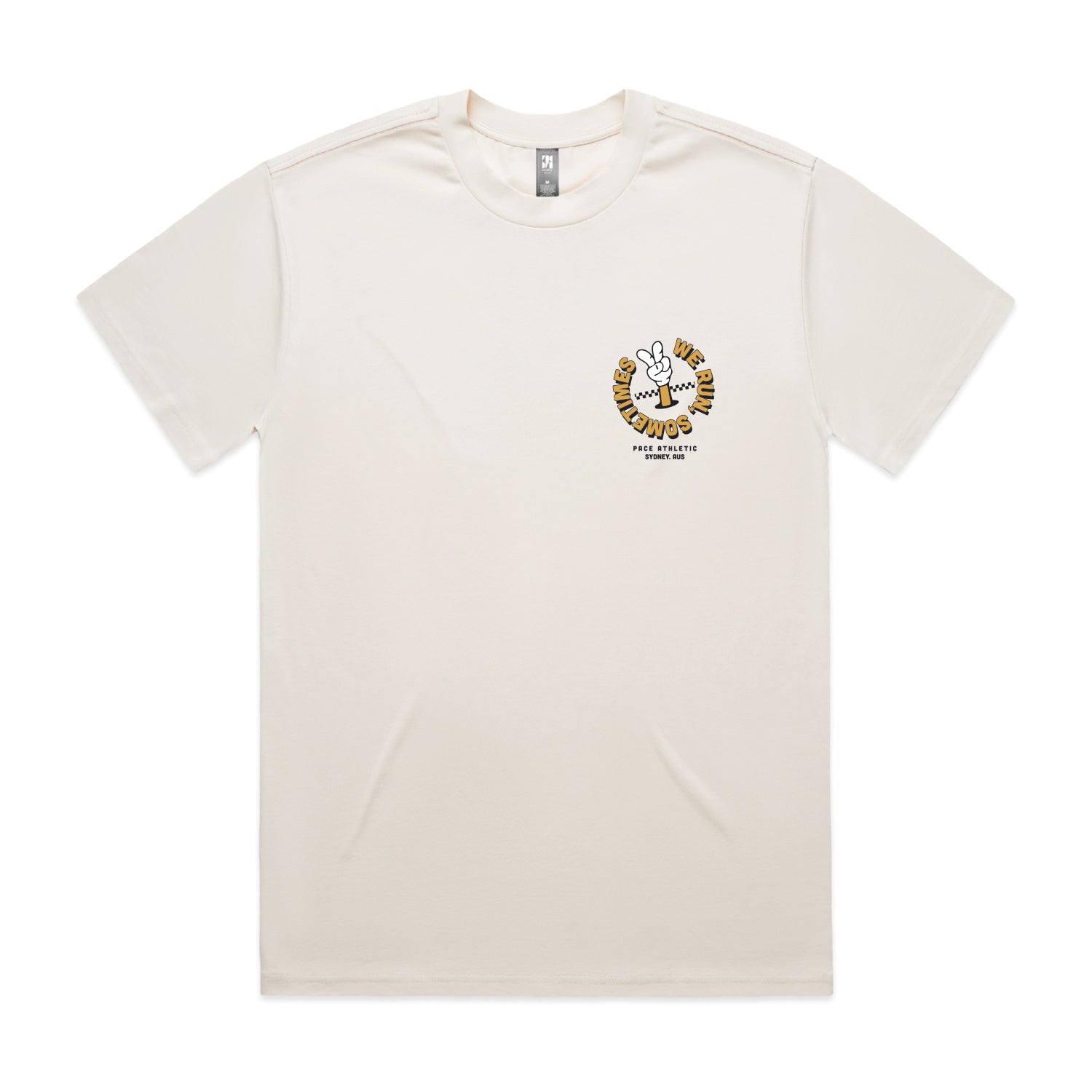 Mens Pace Athletic Run Sometime Tee