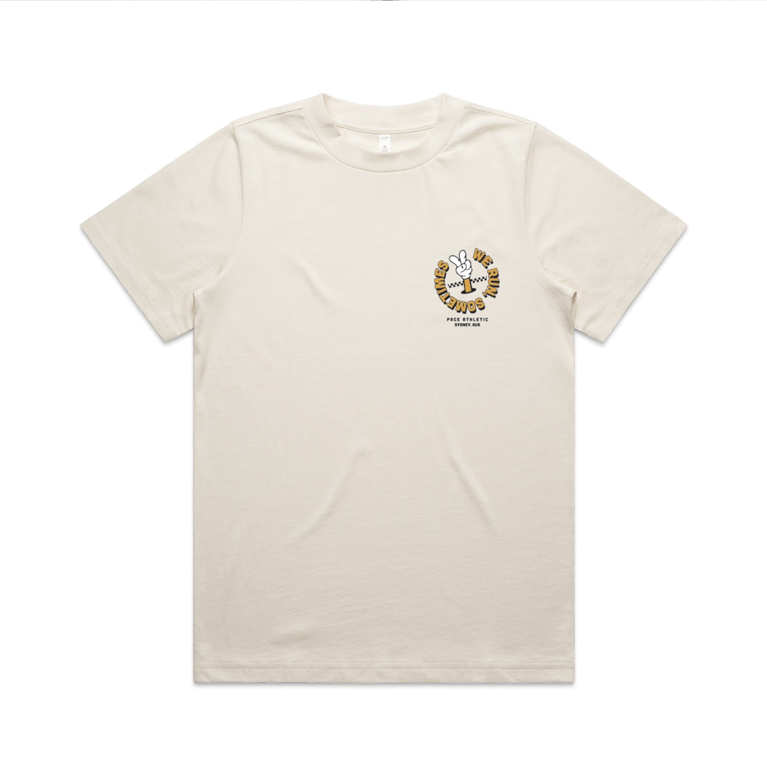 Womens Pace Athletic Run Sometimes Tee