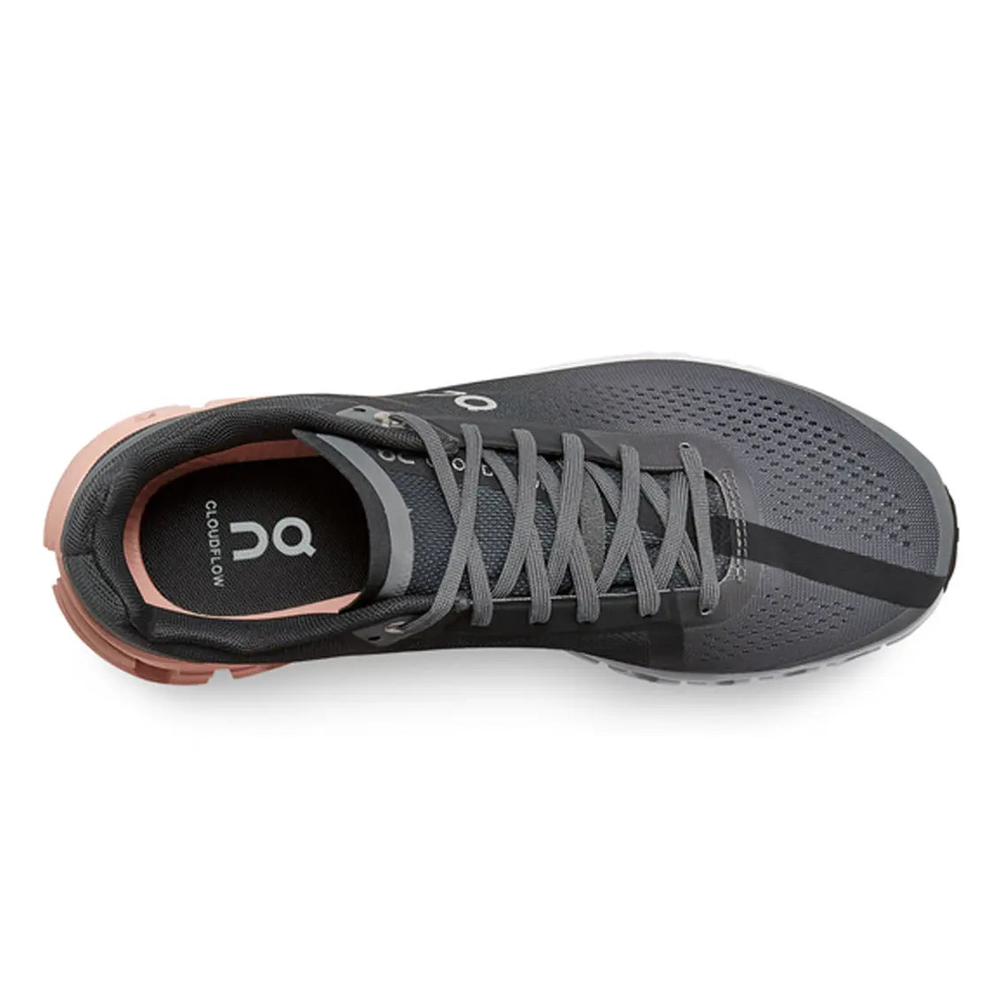 Womens On Running Cloudflow 3 (Wide) - Rock / Rose