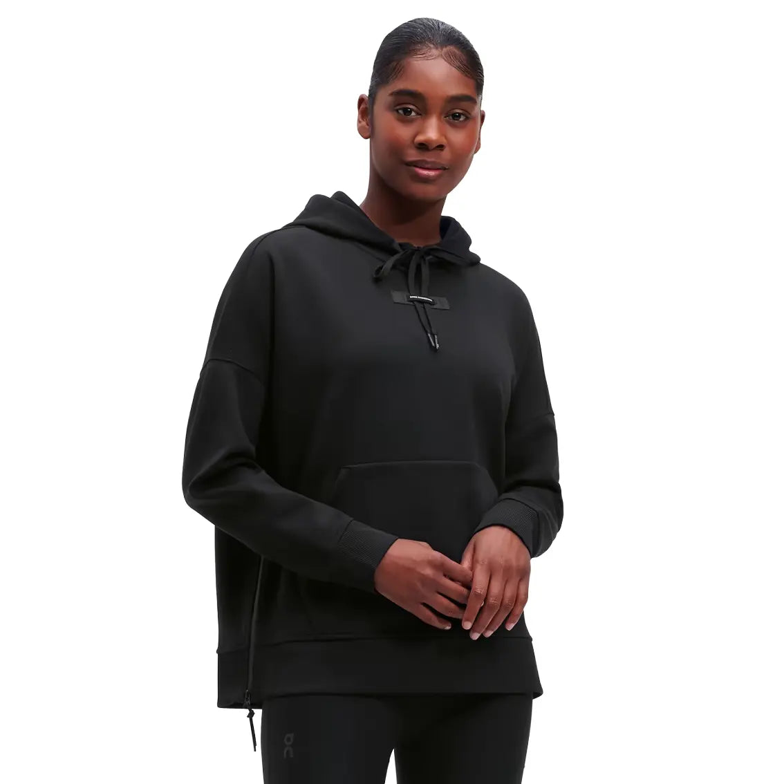 Black running hoodie best sale