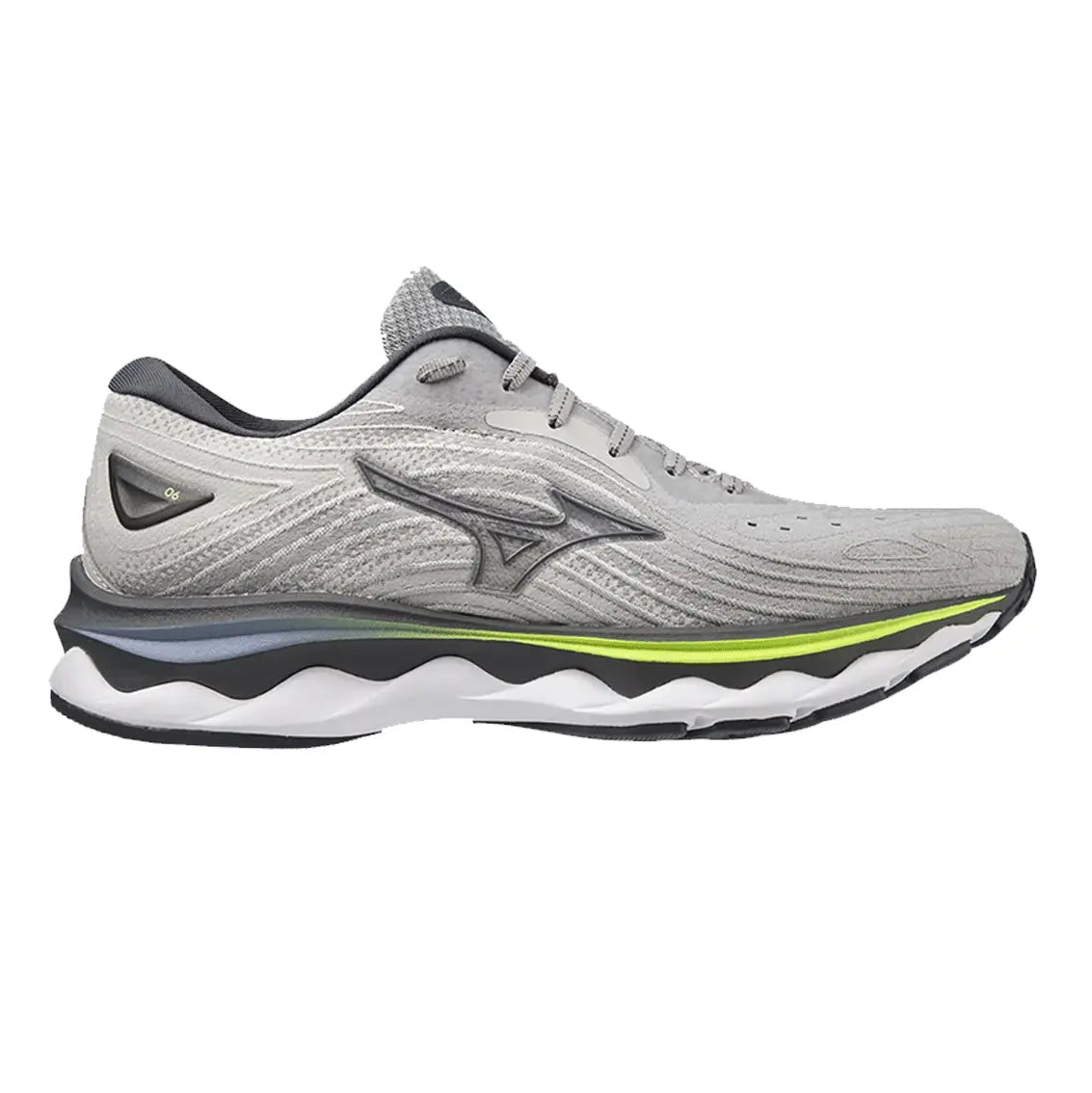 Womens Mizuno Wave Sky 6 Wide Ultimate Gray Silver Purple Impr