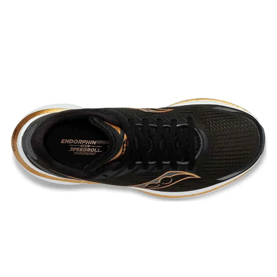 Womens Saucony Endorphin Speed 3 (Wide) - Black / Goldstruck