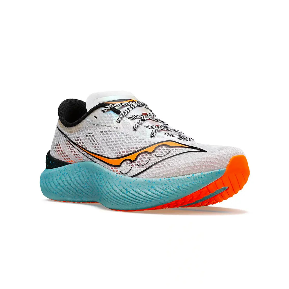 Mens Saucony Endorphin Pro 3 - Fog / Vizi Orange