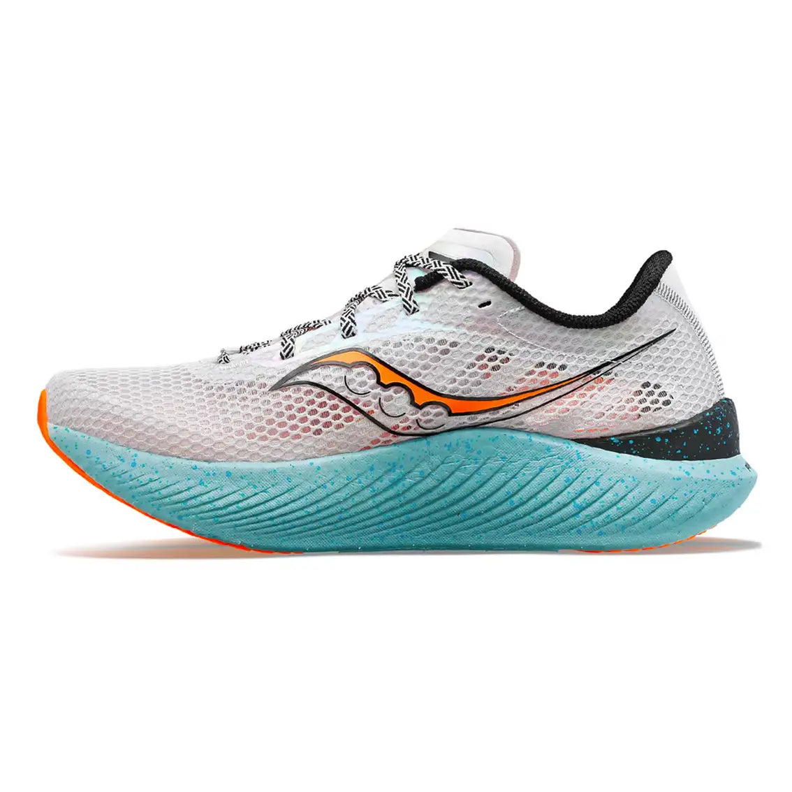 Mens Saucony Endorphin Pro 3 - Fog / Vizi Orange