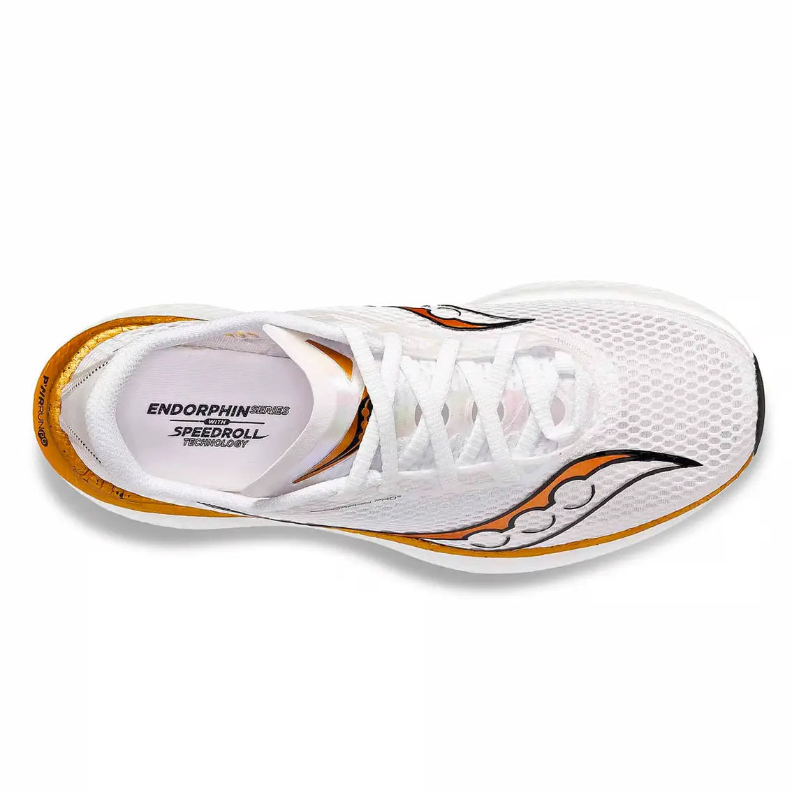 Mens Saucony Endorphin Pro 3 - White / Gold