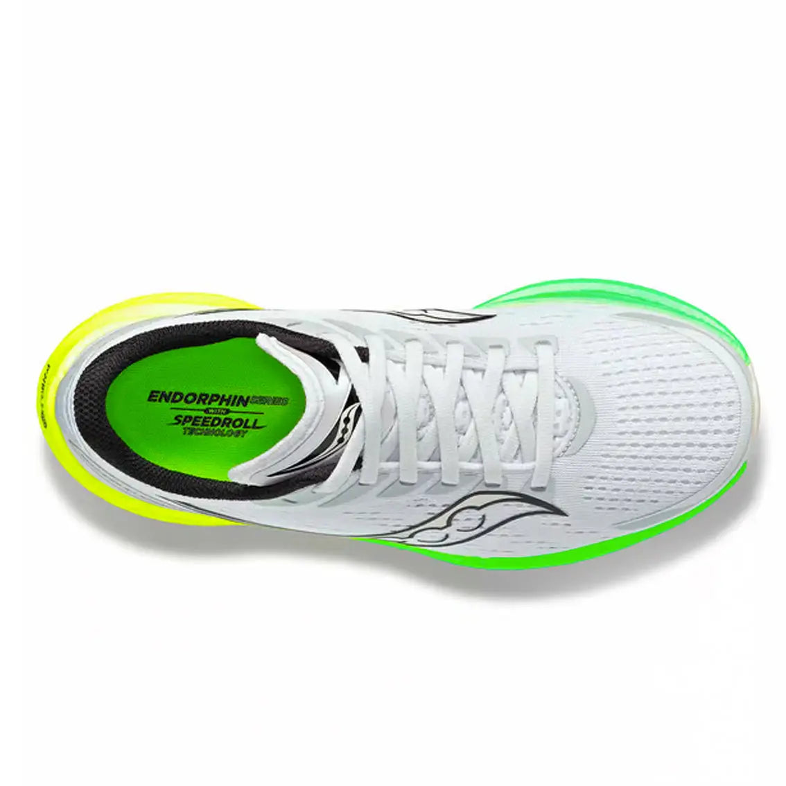 Womens Saucony Endorphin Speed 3 - White / Slime