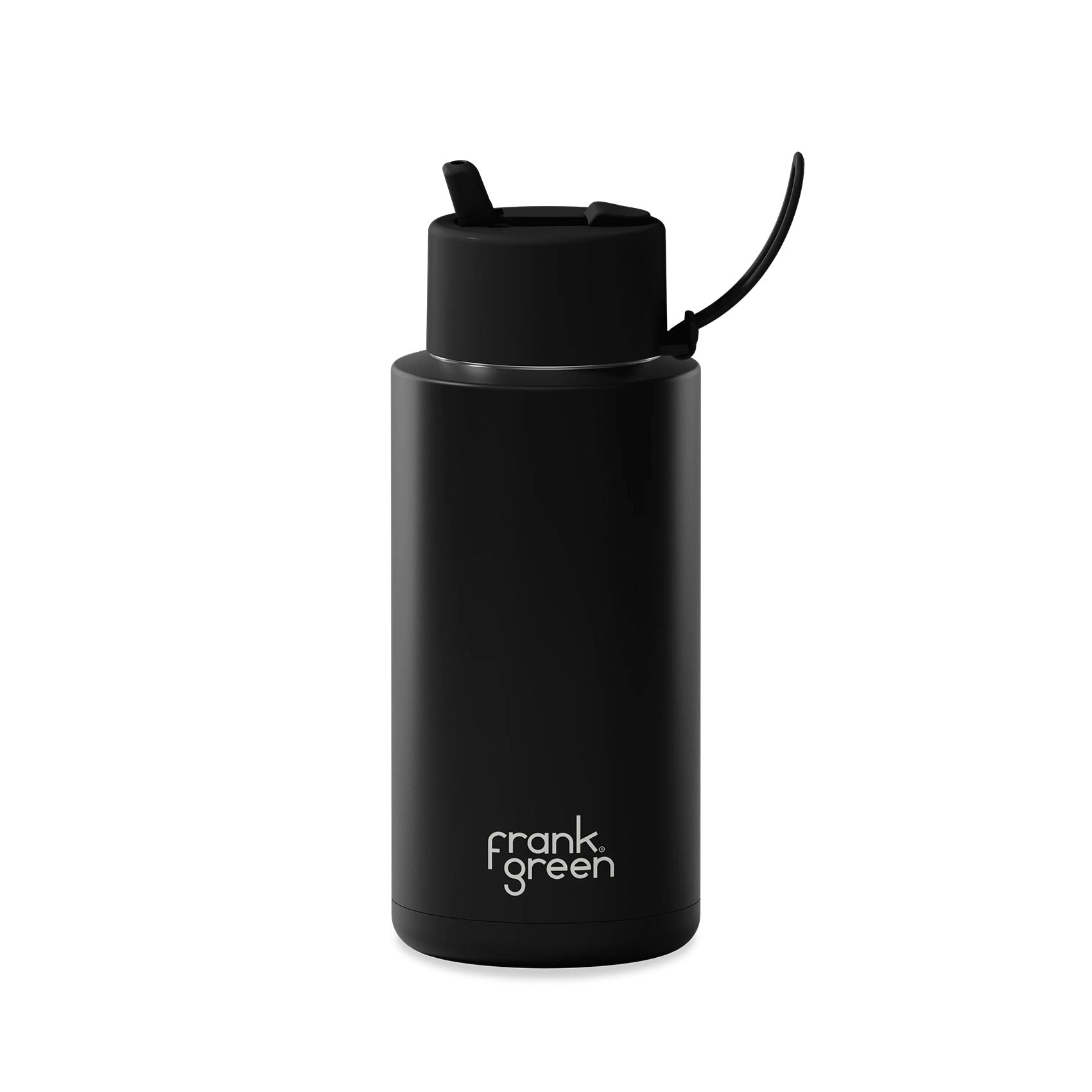 Frank Green 1L Stainless Steel Ceramic Reusable Bottle with Straw