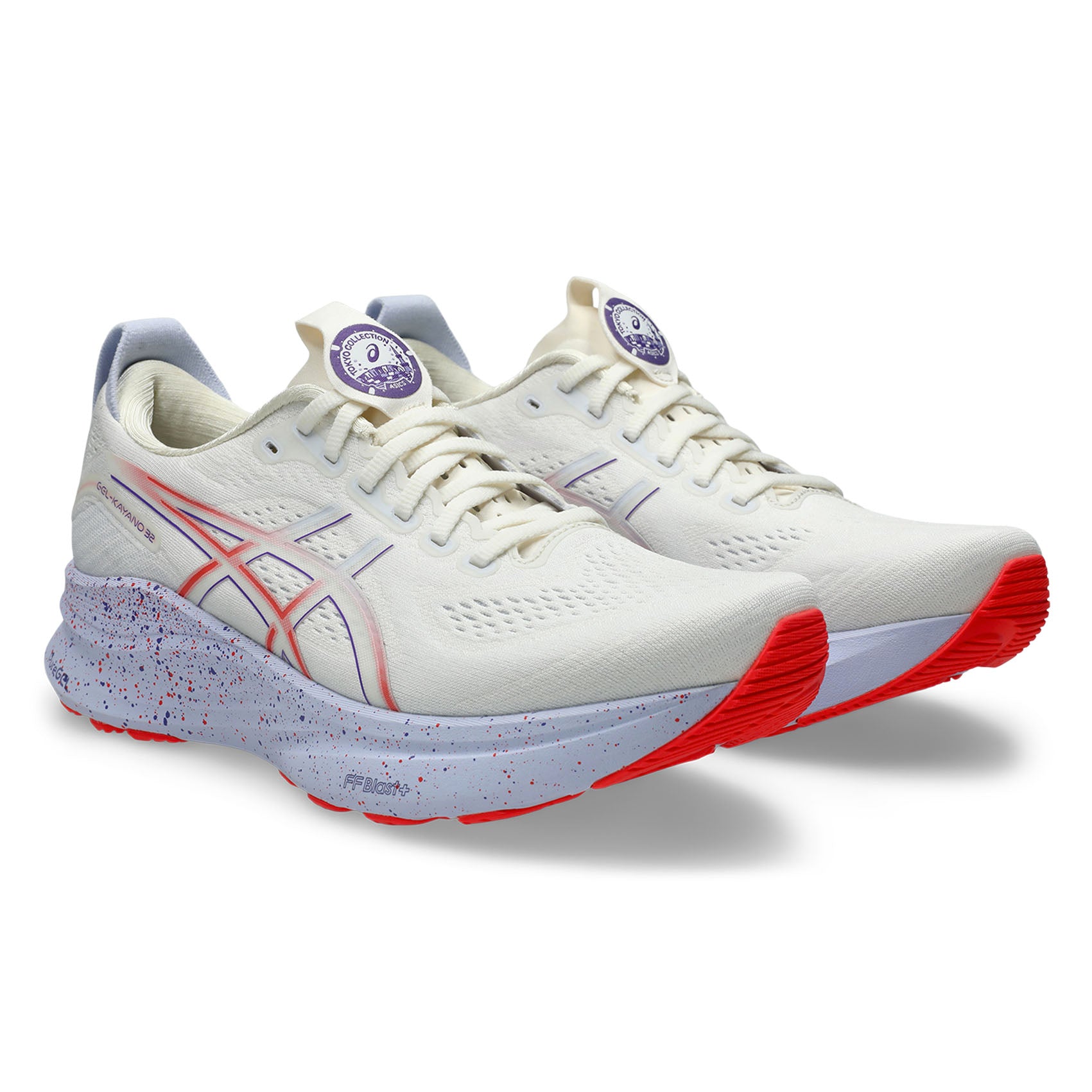 Mens ASICS GEL-Kayano 32 Tokyo | Cream / Edo Purple