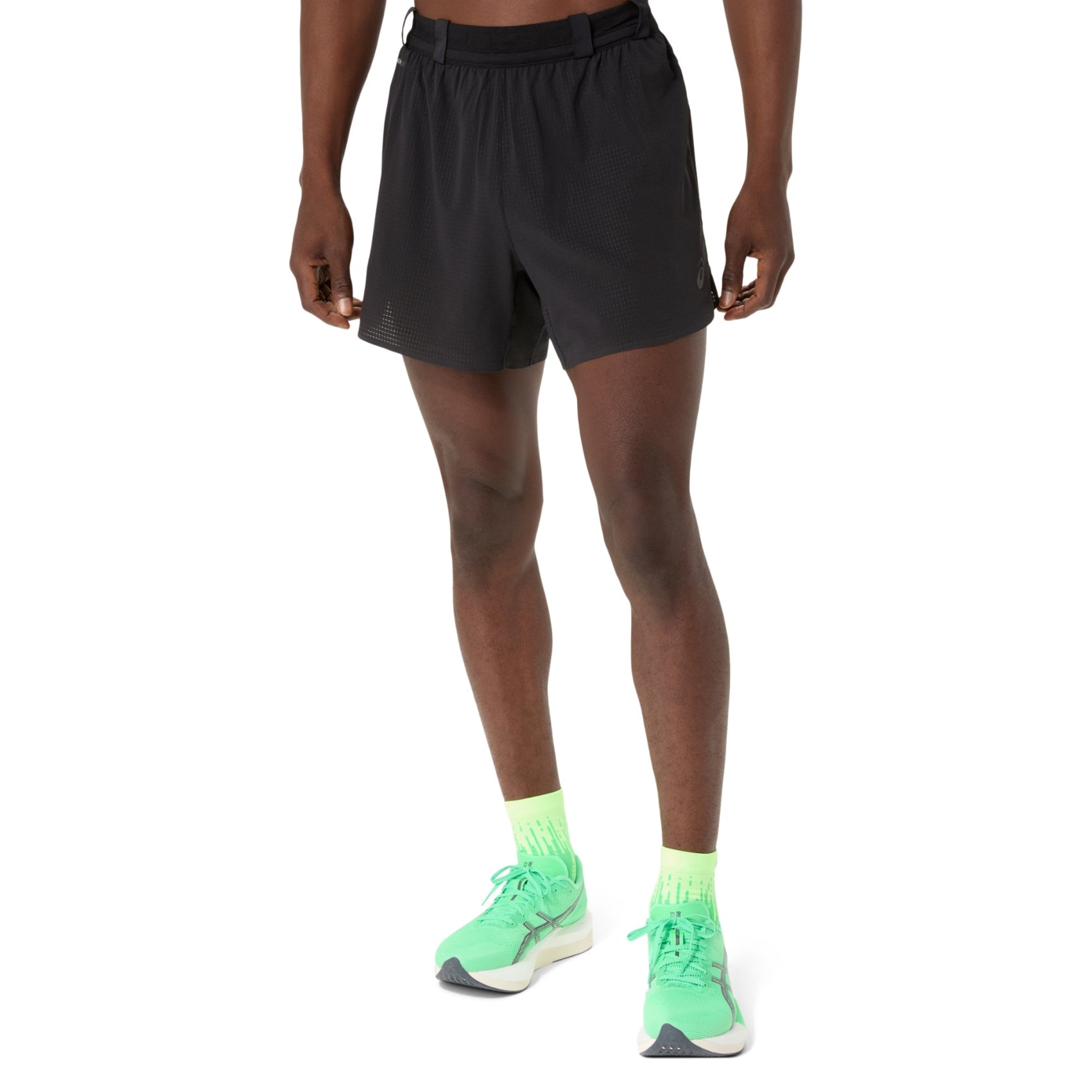 Mens ASICS Metarun Shorts 5 Inch
