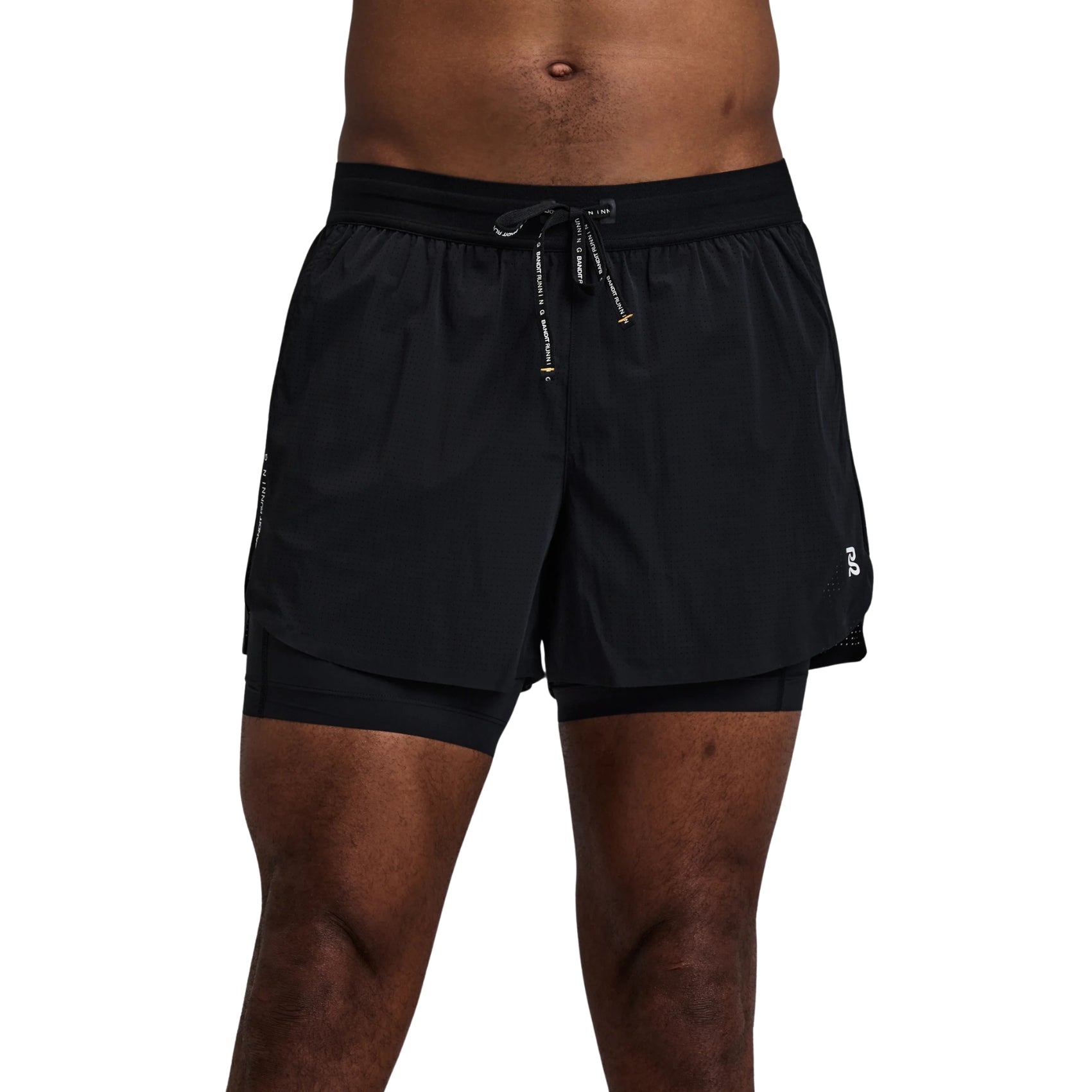 Mens Bandit Vento 2-in-1 Run Short