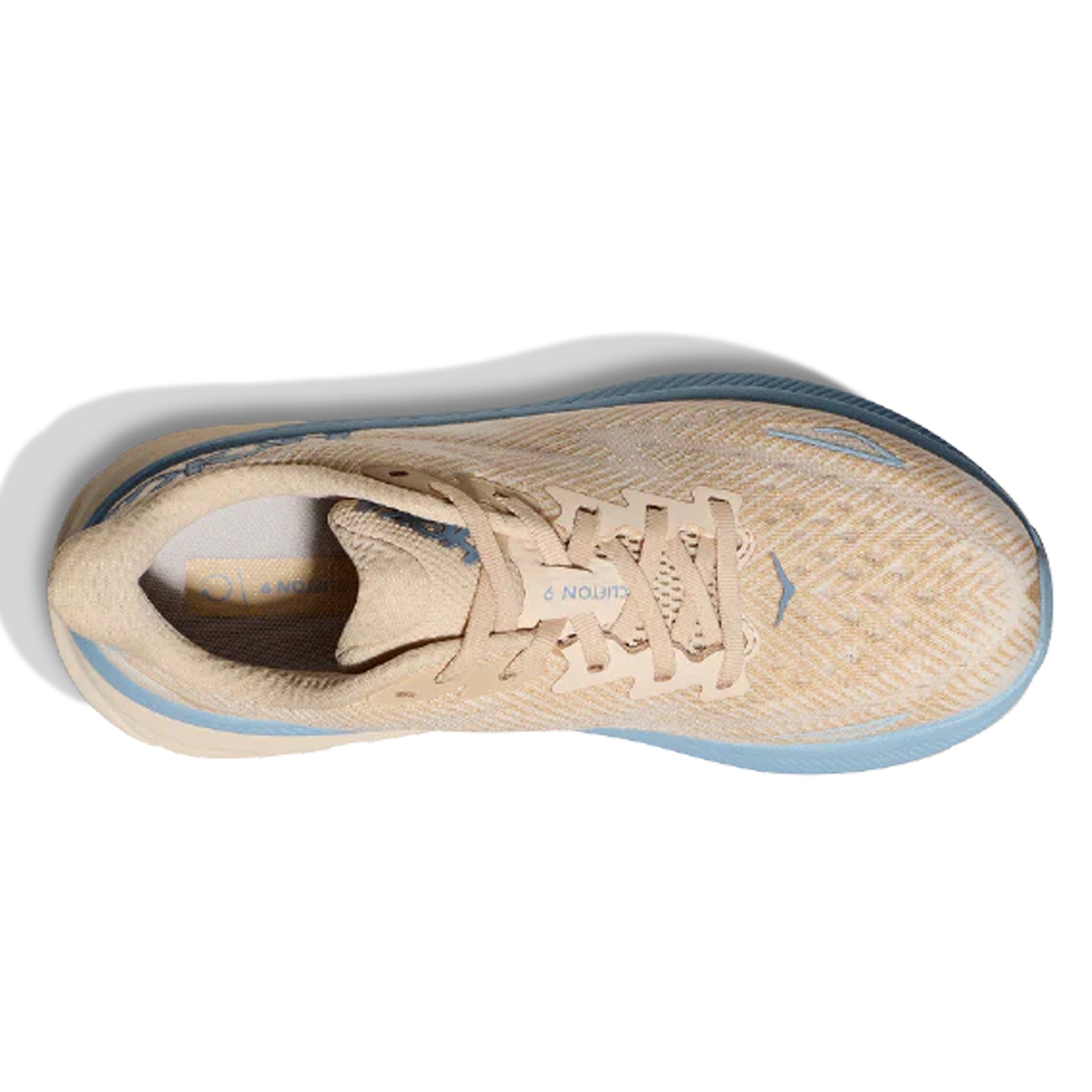 Mens HOKA Clifton 9 | Everyday Shoe for Runs & Walks | Oak / Alabaster