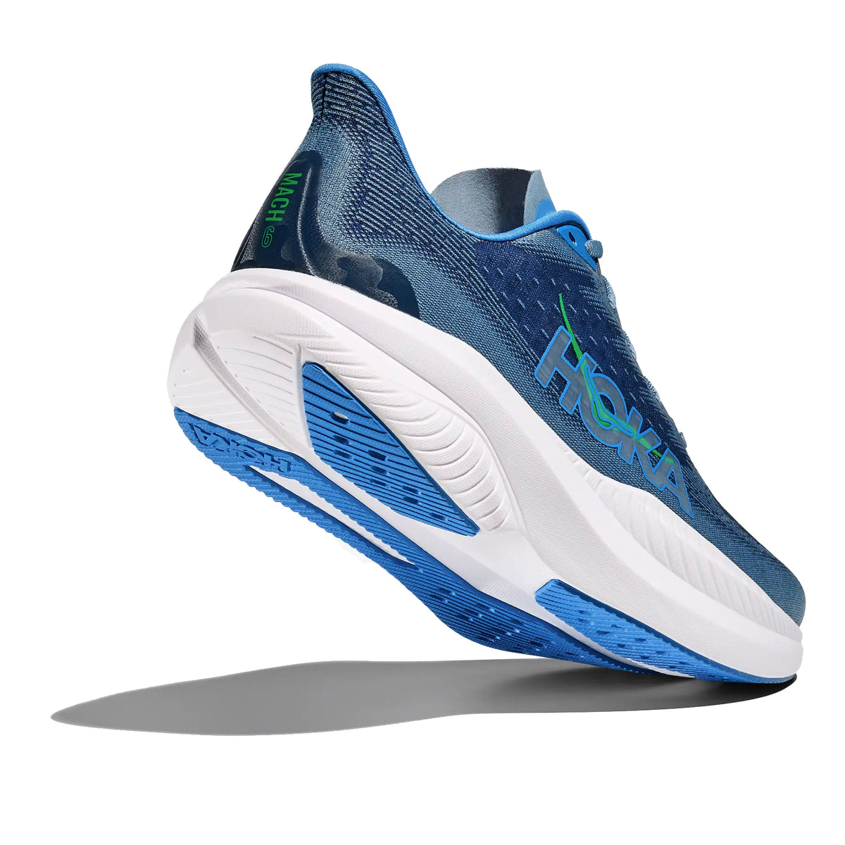 Mens HOKA Mach 6 (Wide) | Lightweight Fast Daily Trainer | Downpour ...