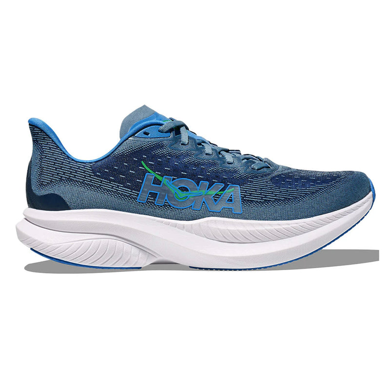 Mens HOKA Mach 6 (Wide) | Lightweight Fast Daily Trainer | Downpour ...