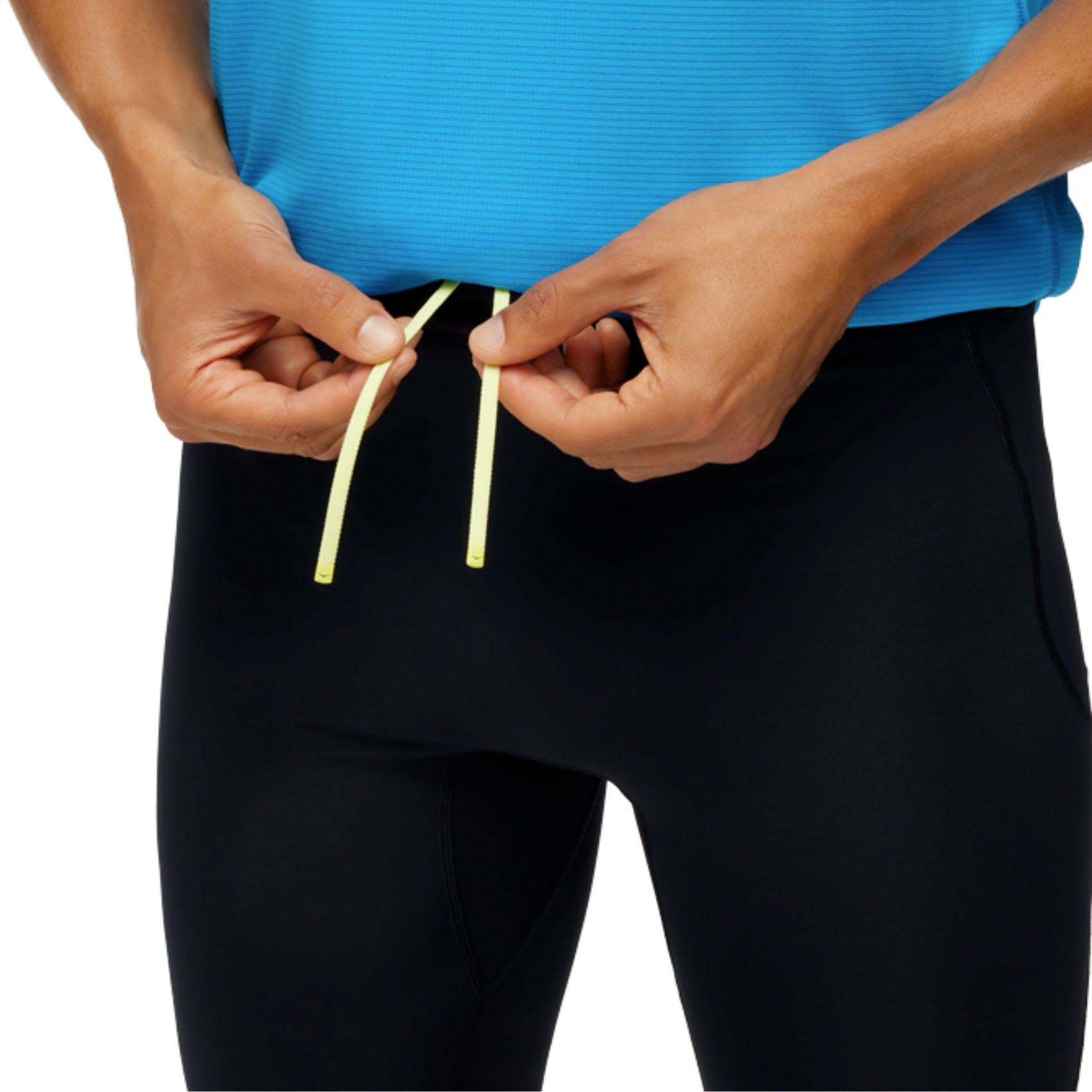 Mens HOKA Novafly Half Running Tight with Pockets | Black