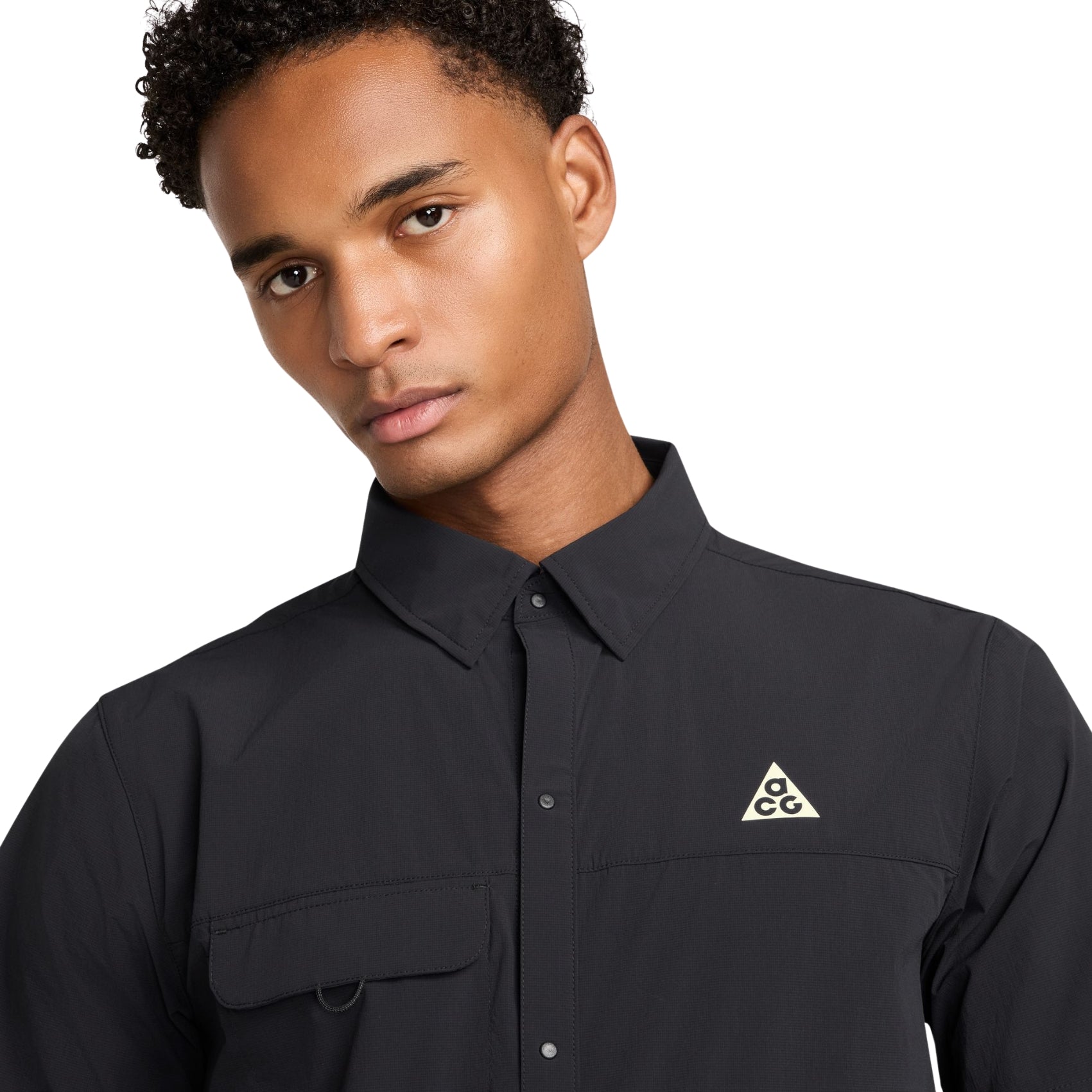 Mens Nike ACG Short Sleeve Button-Up Shirt