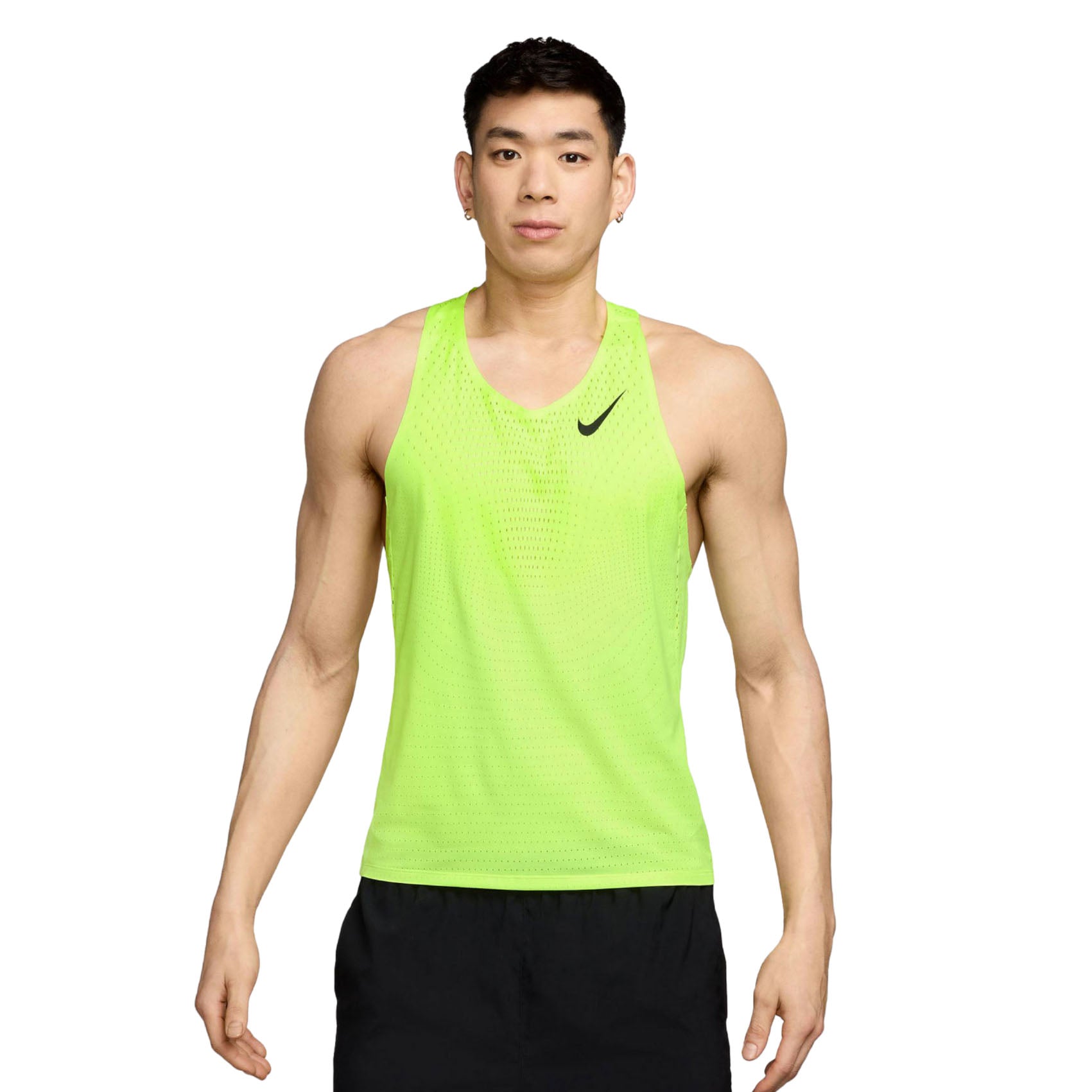 Mens Nike AeroSwift Dri-FIT ADV Running Singlet | Black