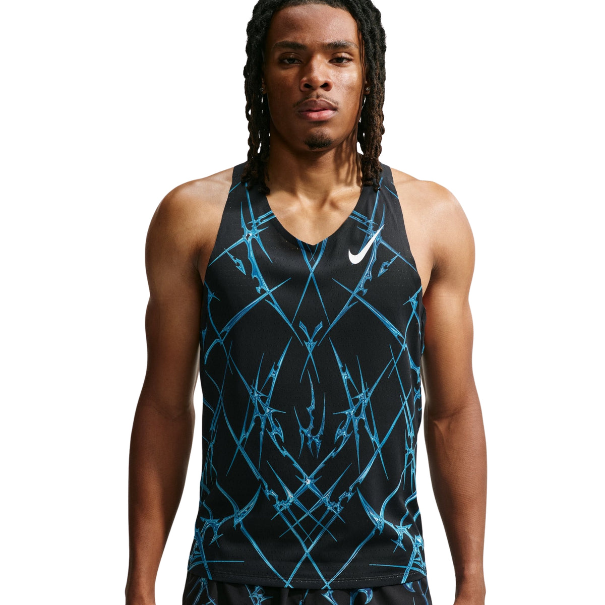 Mens Nike Aeroswift Dri-FIT ADV Printed Running Singlet