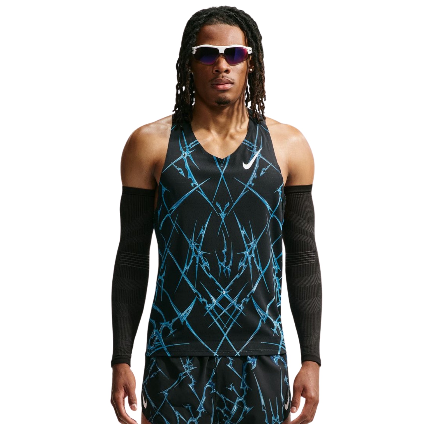 Mens Nike Aeroswift Dri-FIT ADV Printed Running Singlet