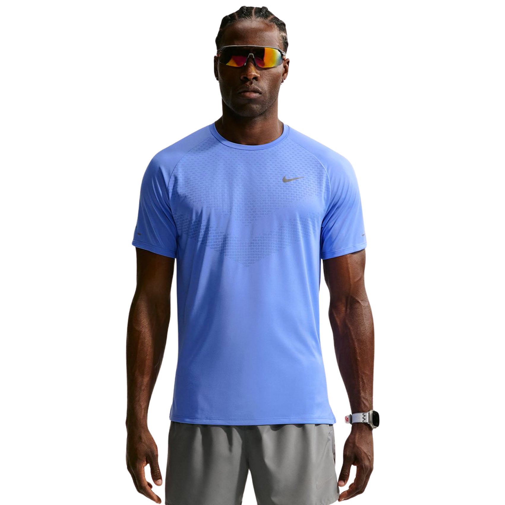 Mens Nike Dri-FIT ADV Stride Short-Sleeve Running Top | Black
