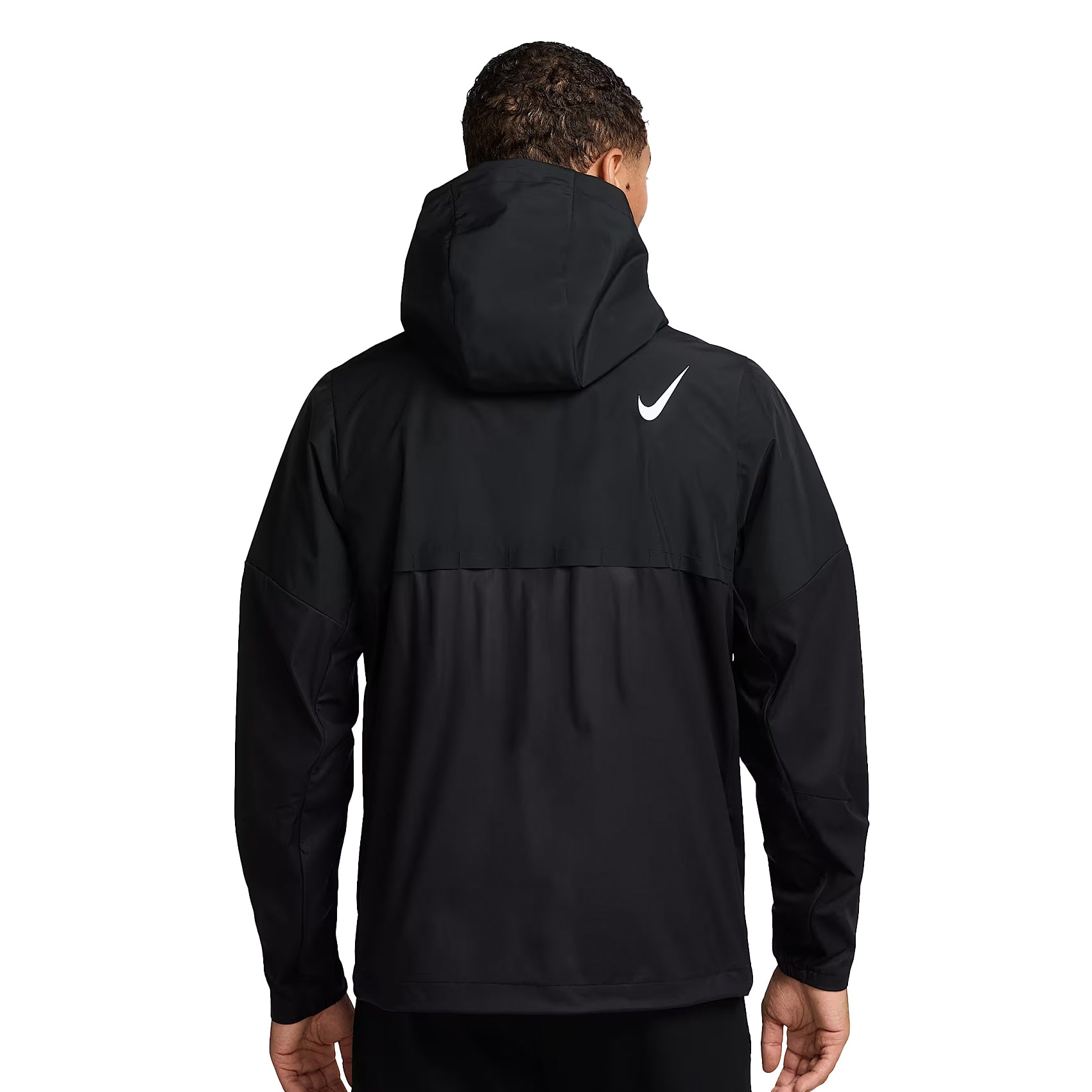 mens nike running jacket black