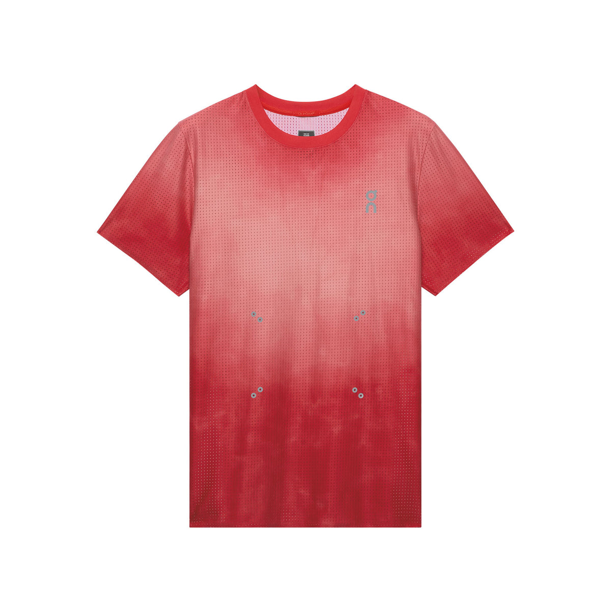 Mens On Running Pace Mesh-T | Soft Breathable Running Top | Red