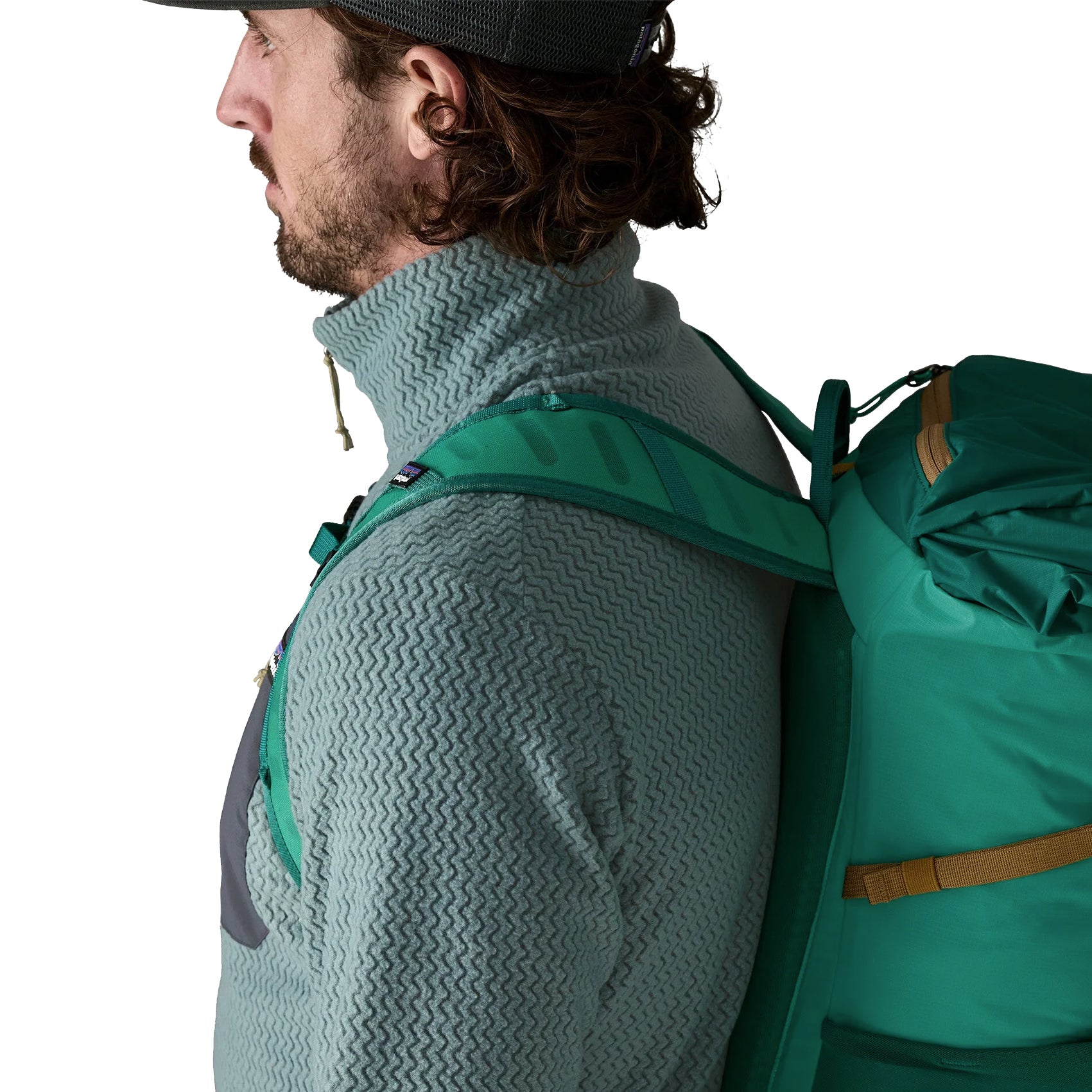 Mens Patagonia R1 Air Fleece Zip Neck