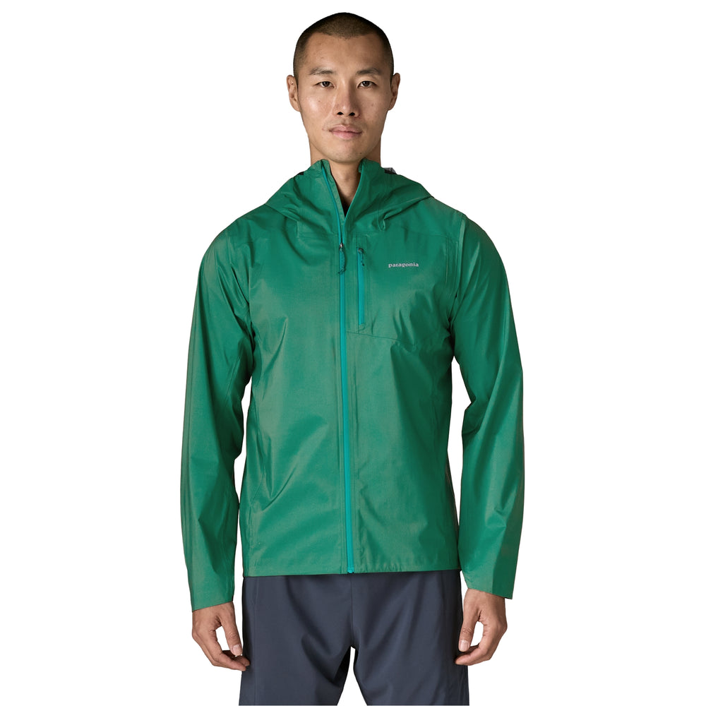 Mens Patagonia Storm Racer Jacket | Waterproof Running Jacket | Gem Green