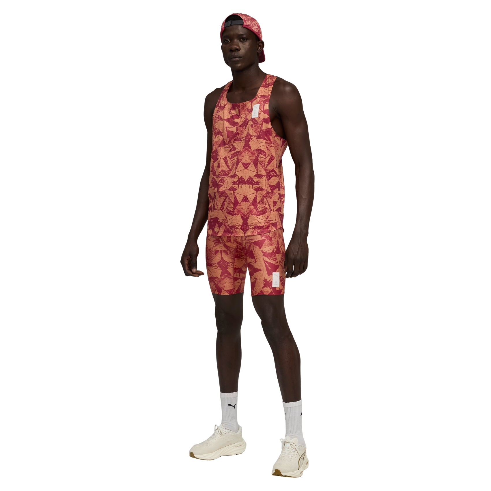 Mens PUMA x Saysky Singlet AOP | Technical Performance Running