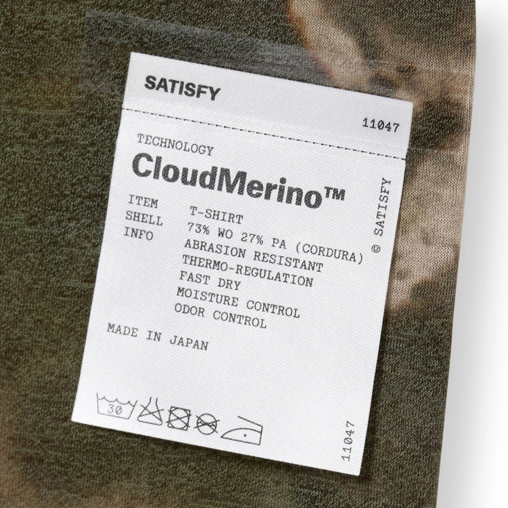 Mens Satisfy CloudMerino Cordura T-Shirt