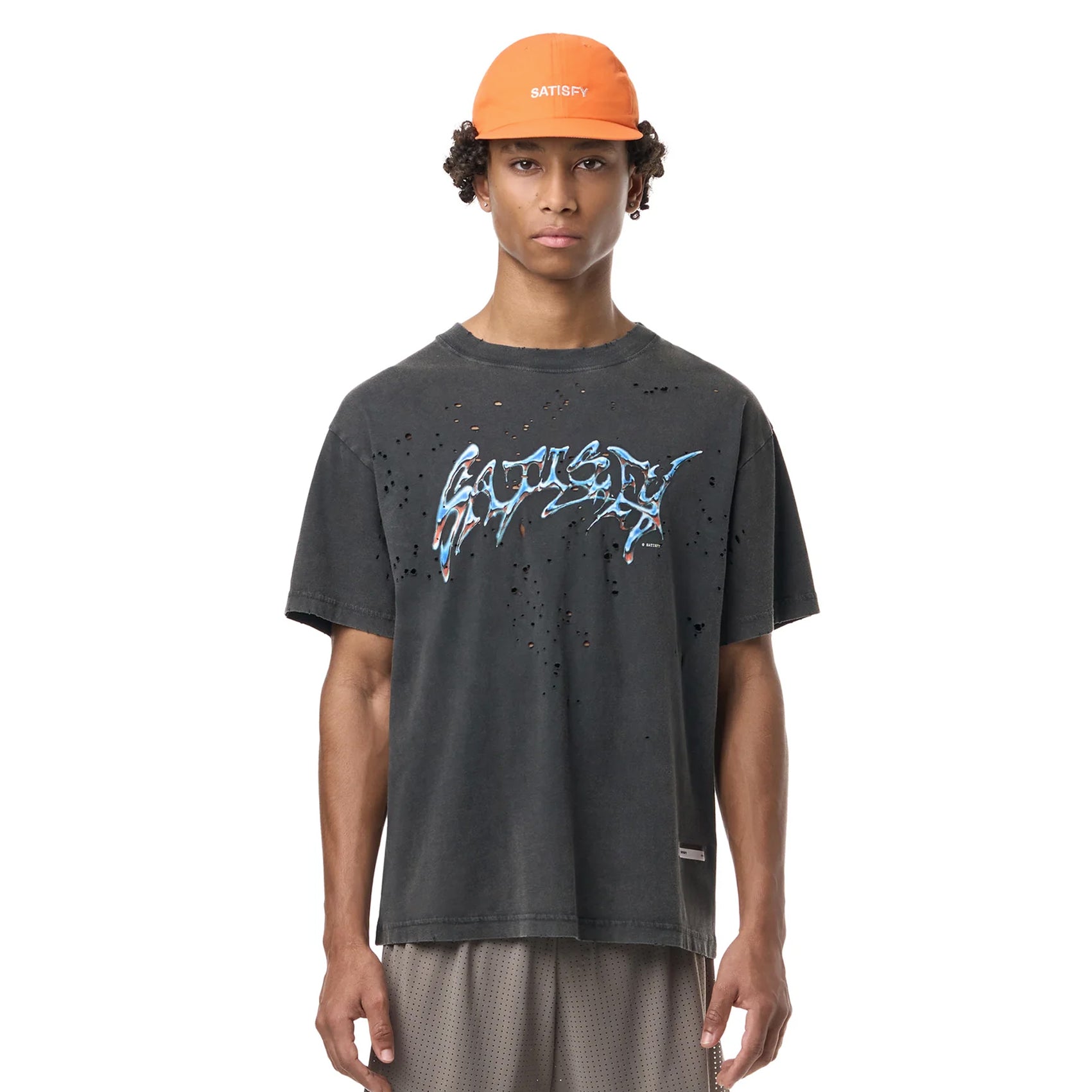 Mens Satisfy MothTech Running Tee | Signature Cotton Running Top