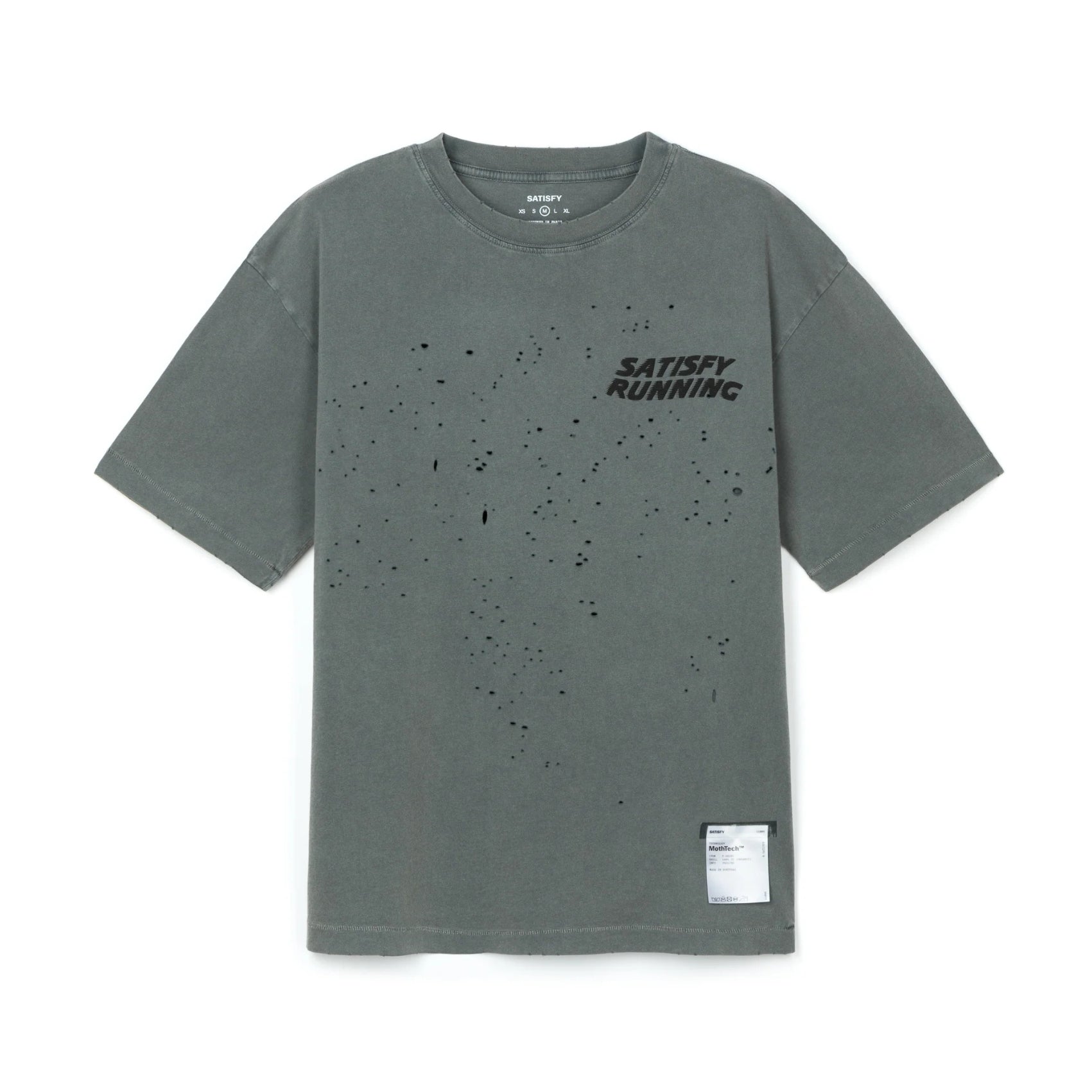 Mens Satisfy MothTech Running Tee