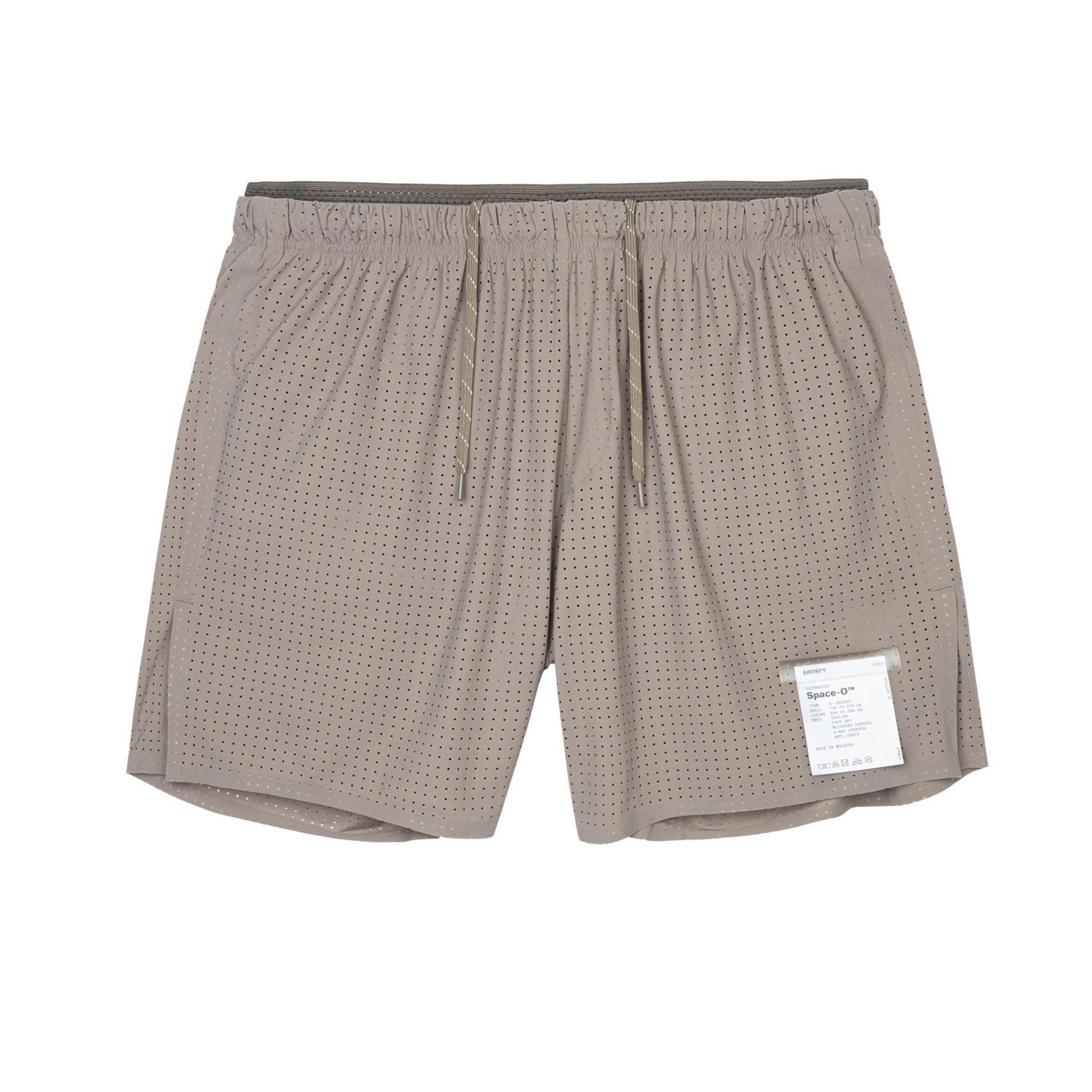 Mens Satisfy Space-O 5 Inch Running Shorts