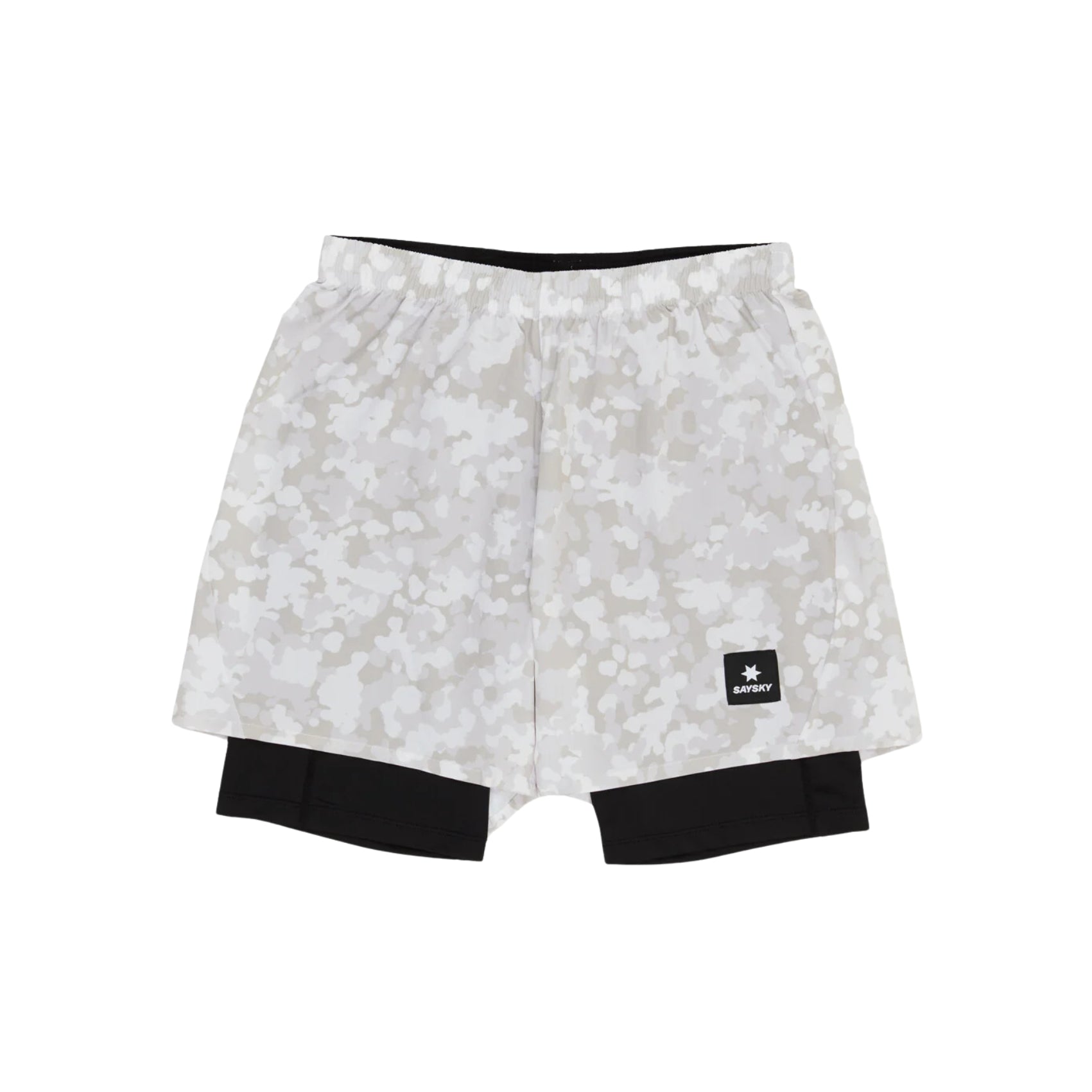 Mens Saysky Camo Pace 2-in-1 Shorts 5 Inch | Sand Camo