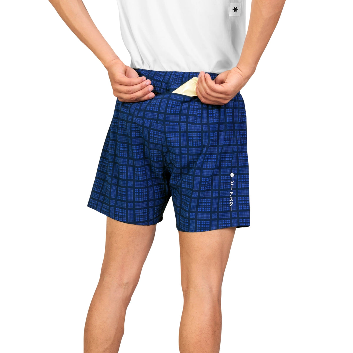 Mens Saysky Checker Pace Shorts 5 Inch