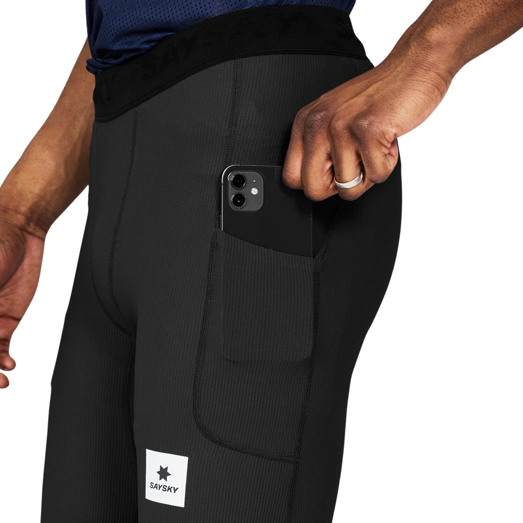 Mens Saysky Combat+ Rib Short Tights 8 Inch