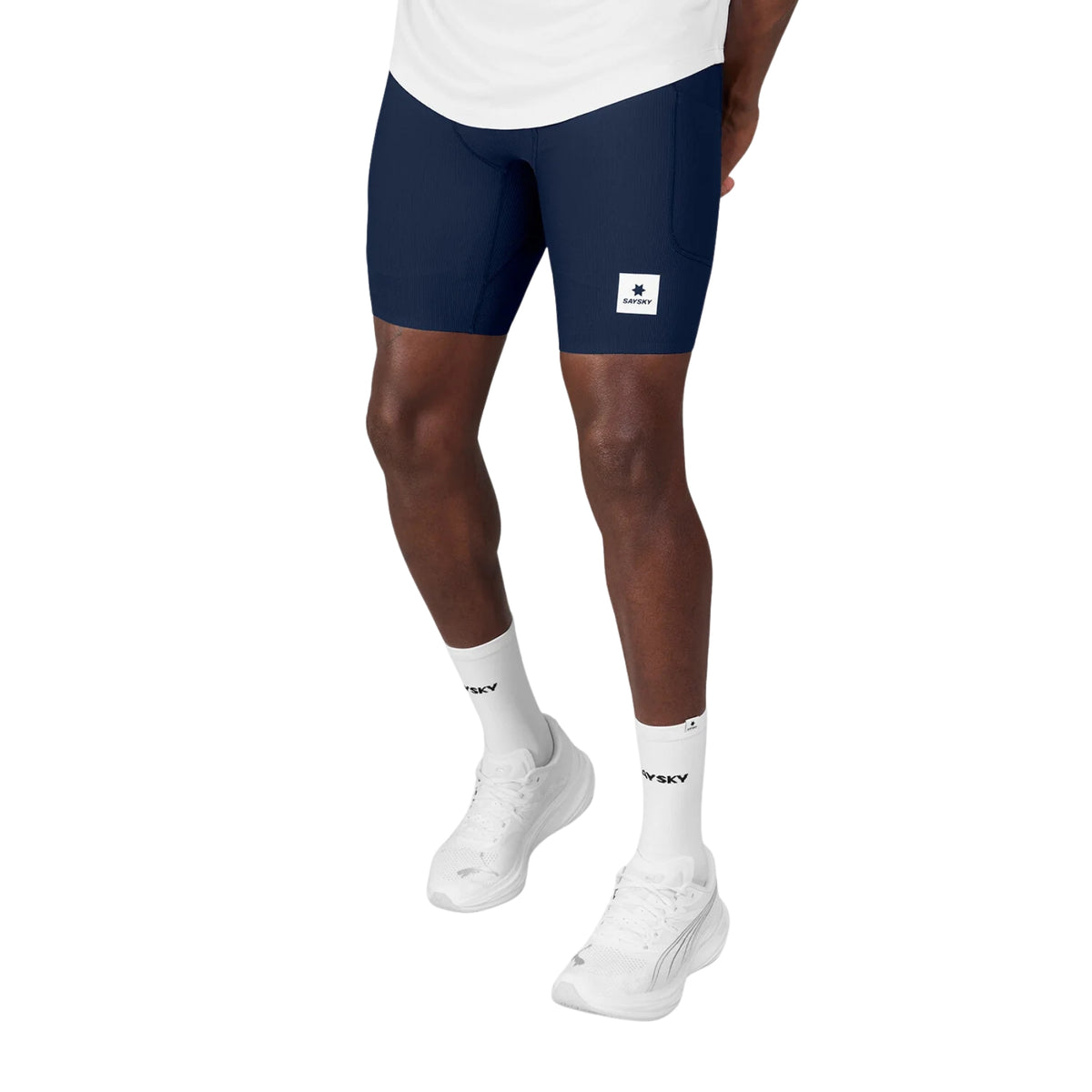 Mens Saysky Combat+ Rib Short Tights 8 Inch
