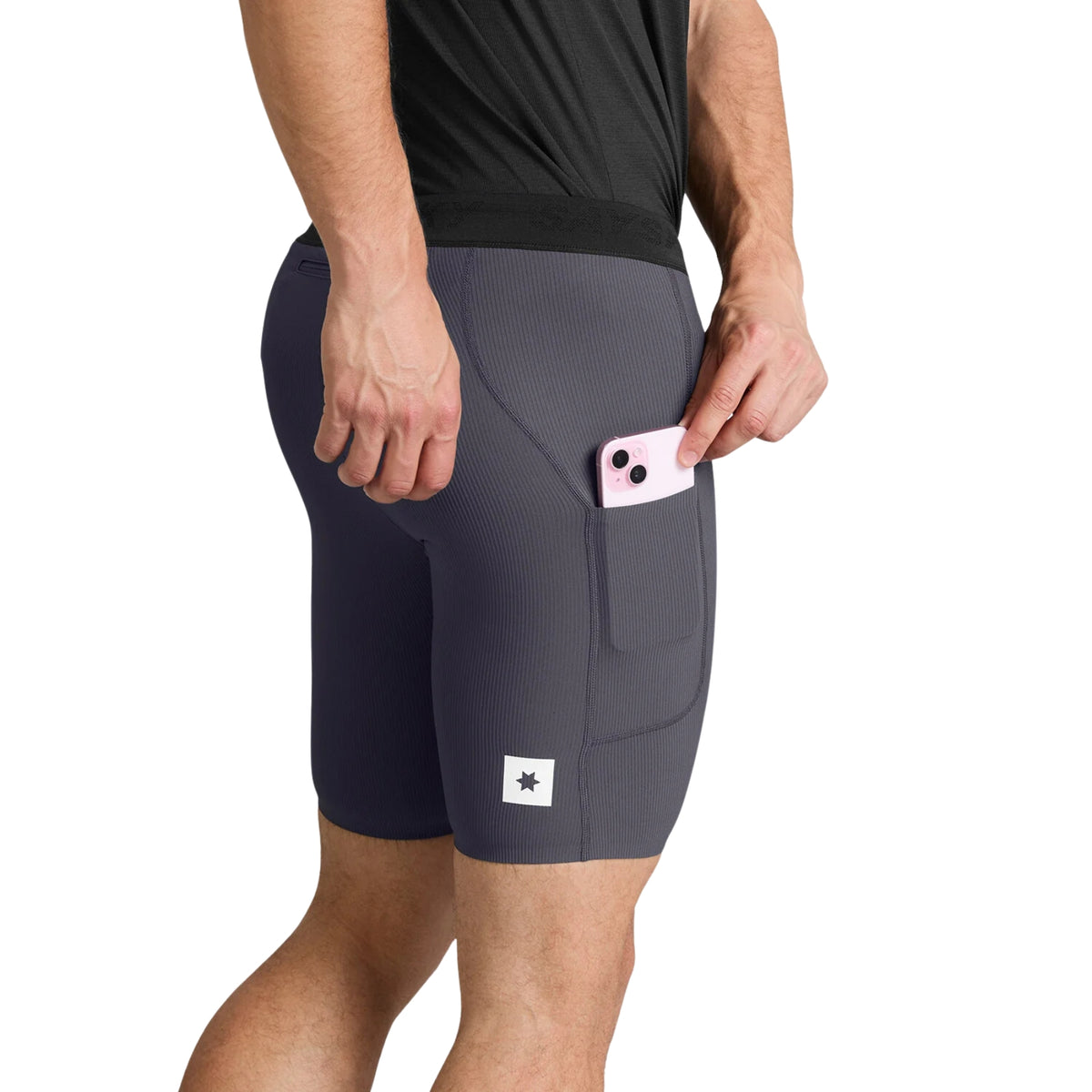 Mens Saysky Combat+ Rib Short Tights 8 Inch