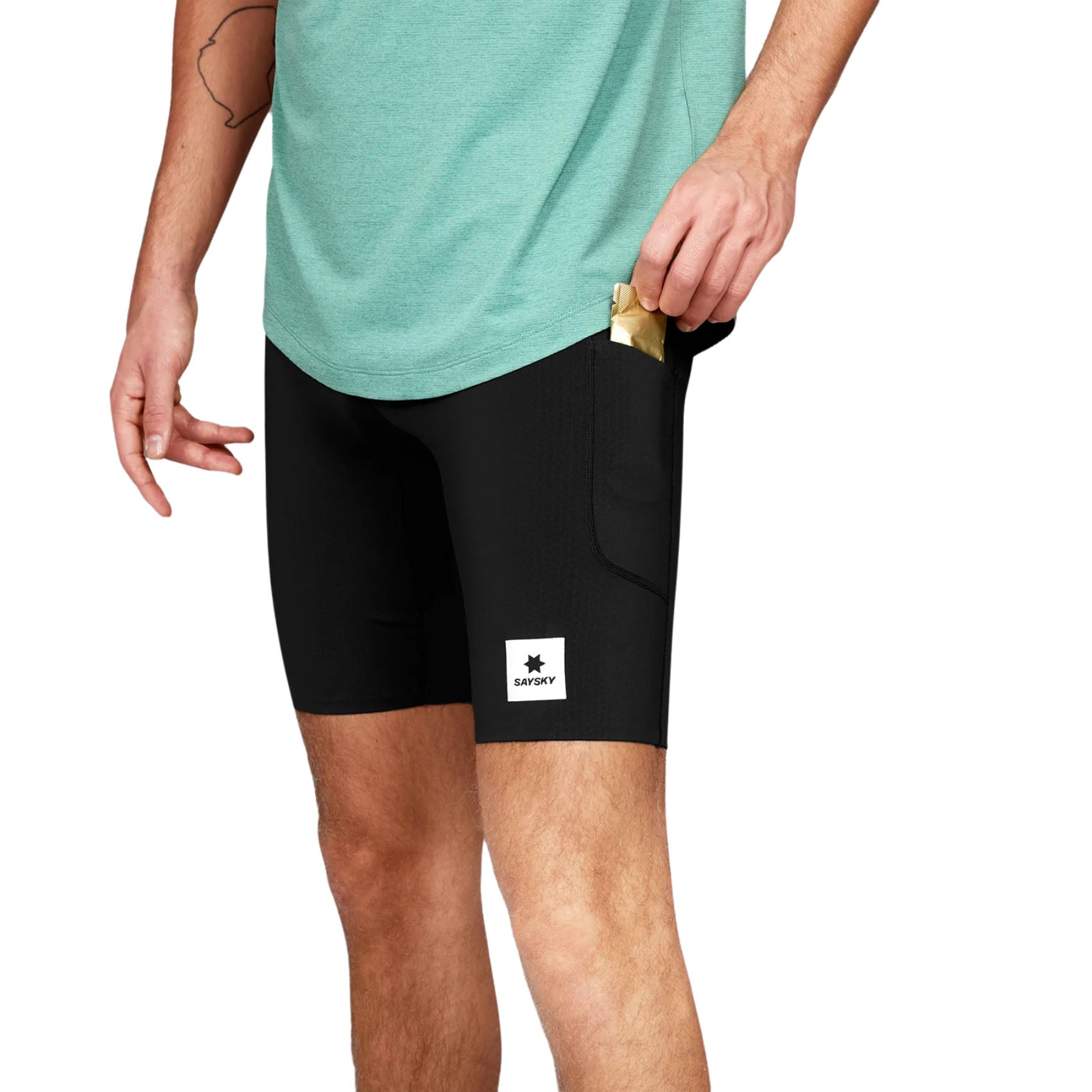 Mens Saysky Combat+ Short 9-Inch Tights