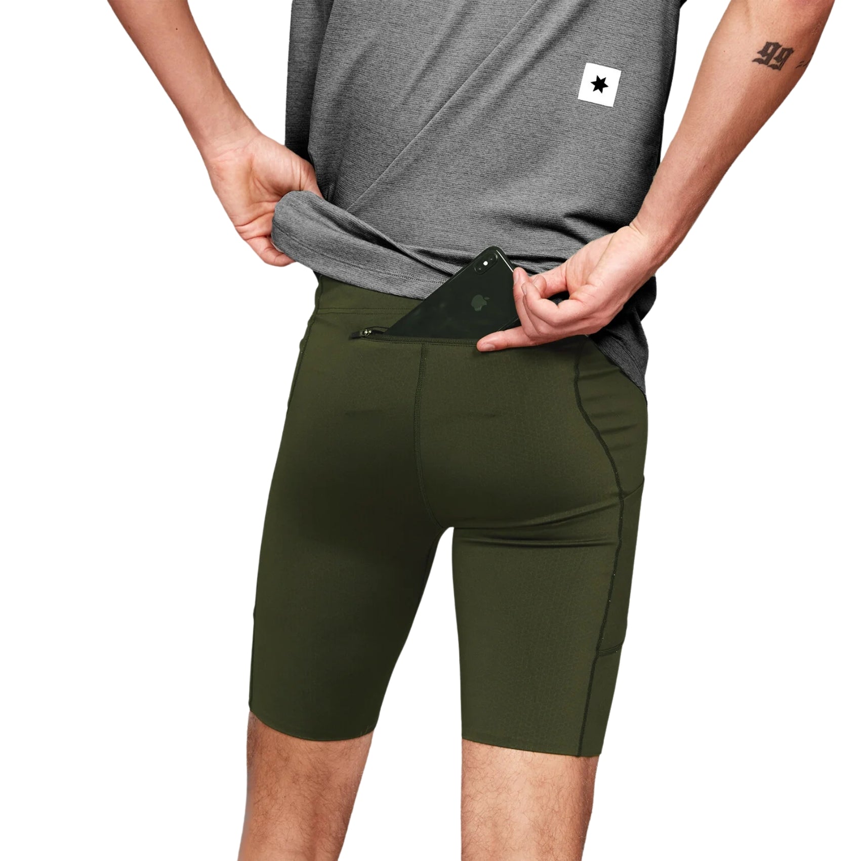 Mens Saysky Combat+ Short 9-inch Tights