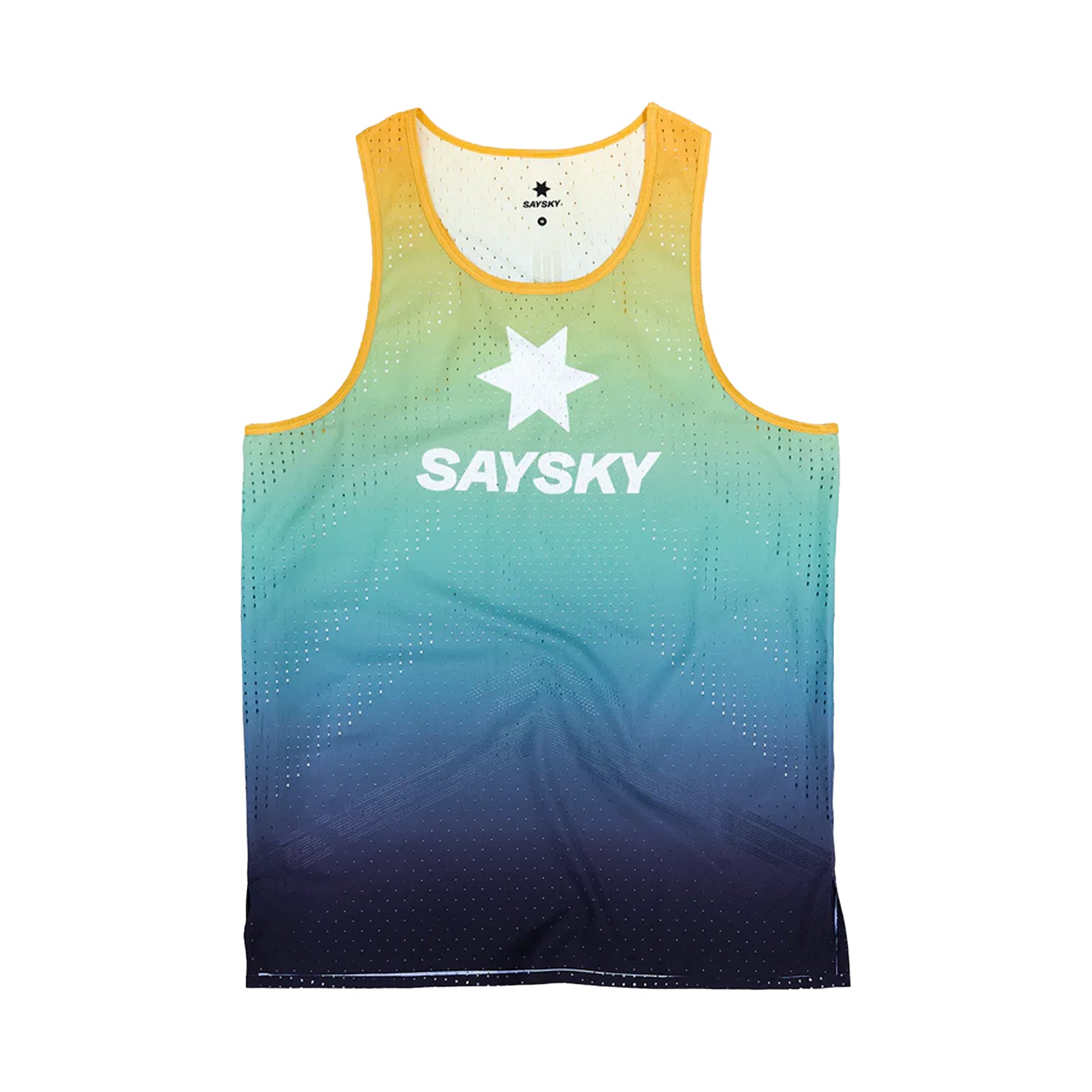 Mens Saysky Drip Dye Flow Air Singlet