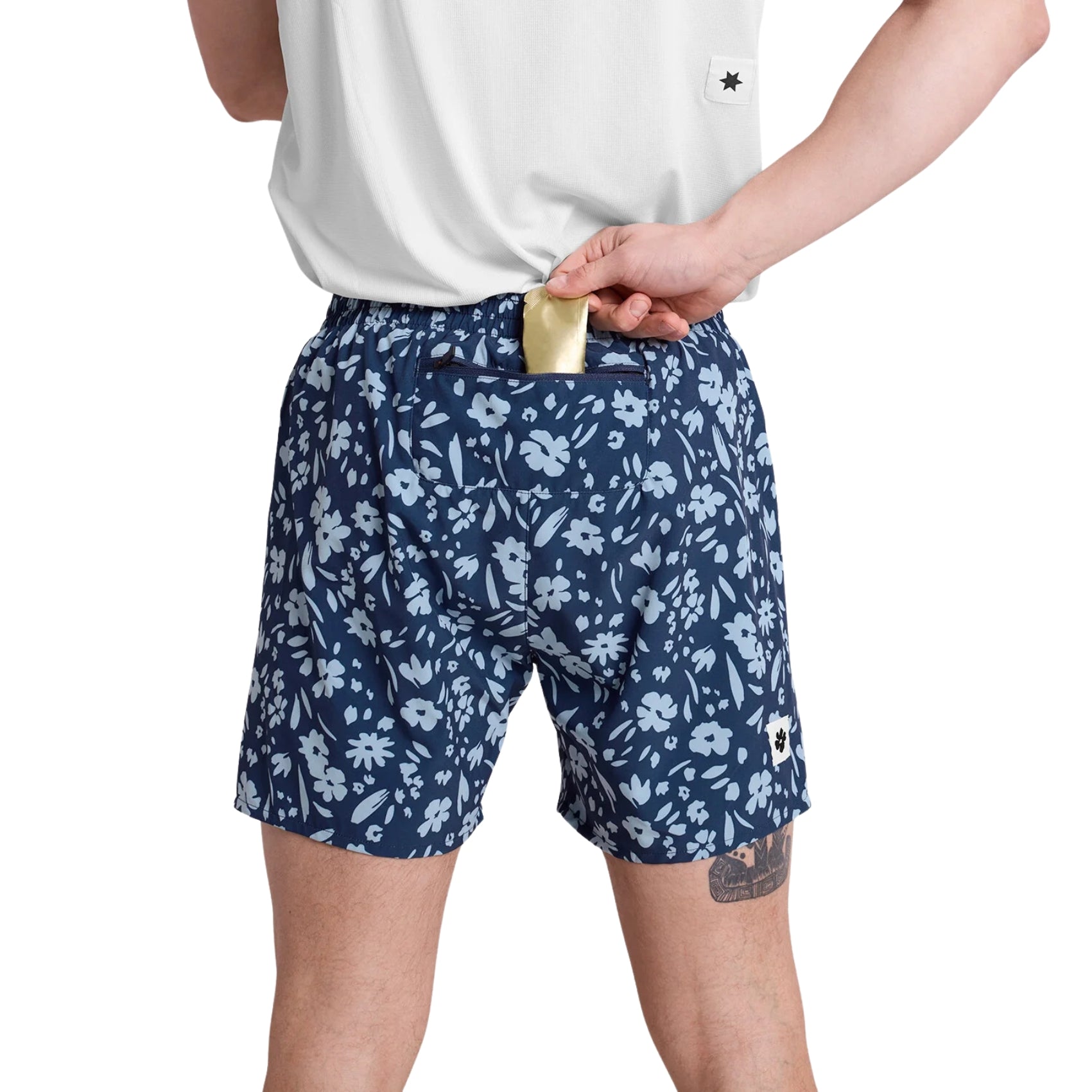 Mens Saysky Flower Pace Shorts 5 Inch