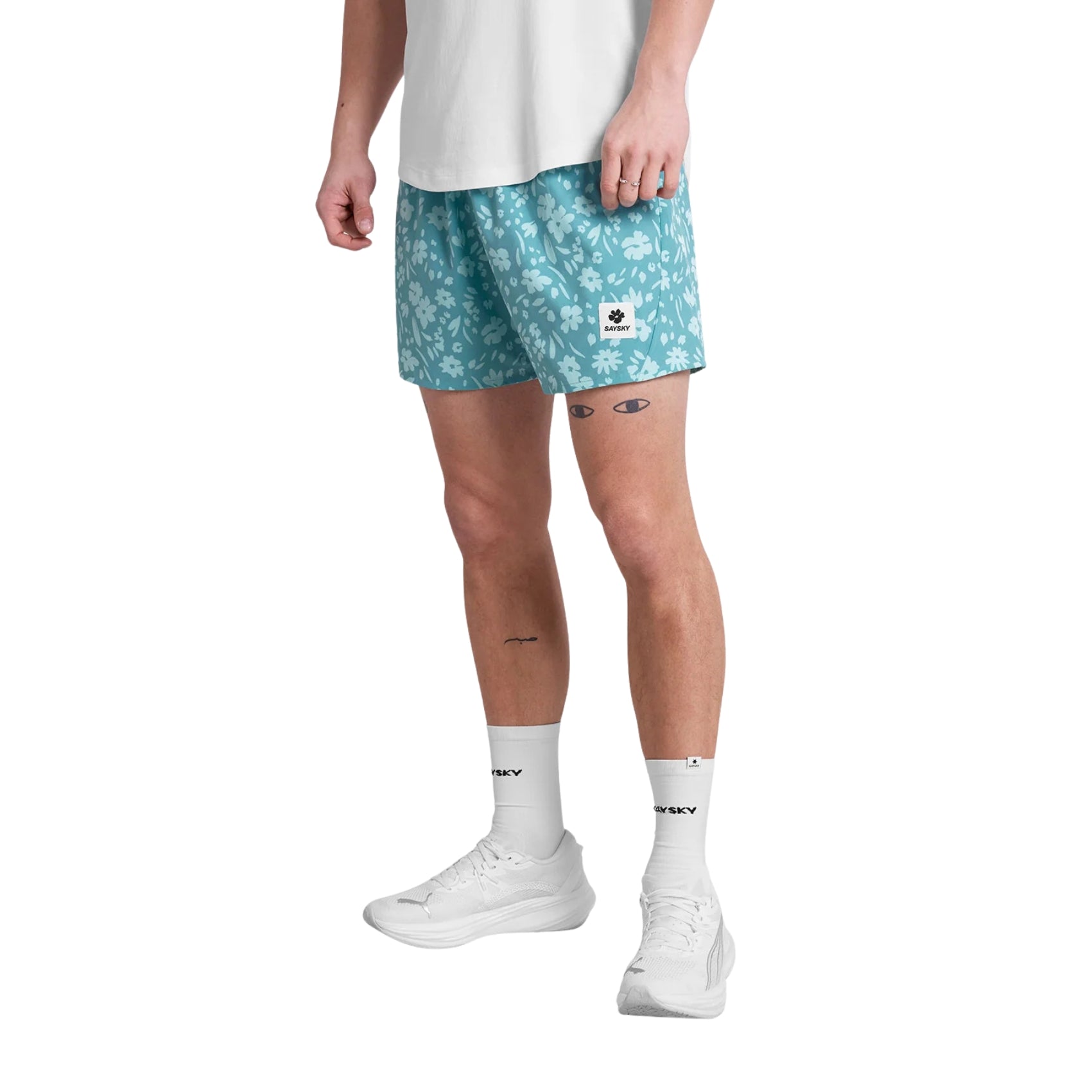 Mens Saysky Flower Pace Shorts 5 Inch