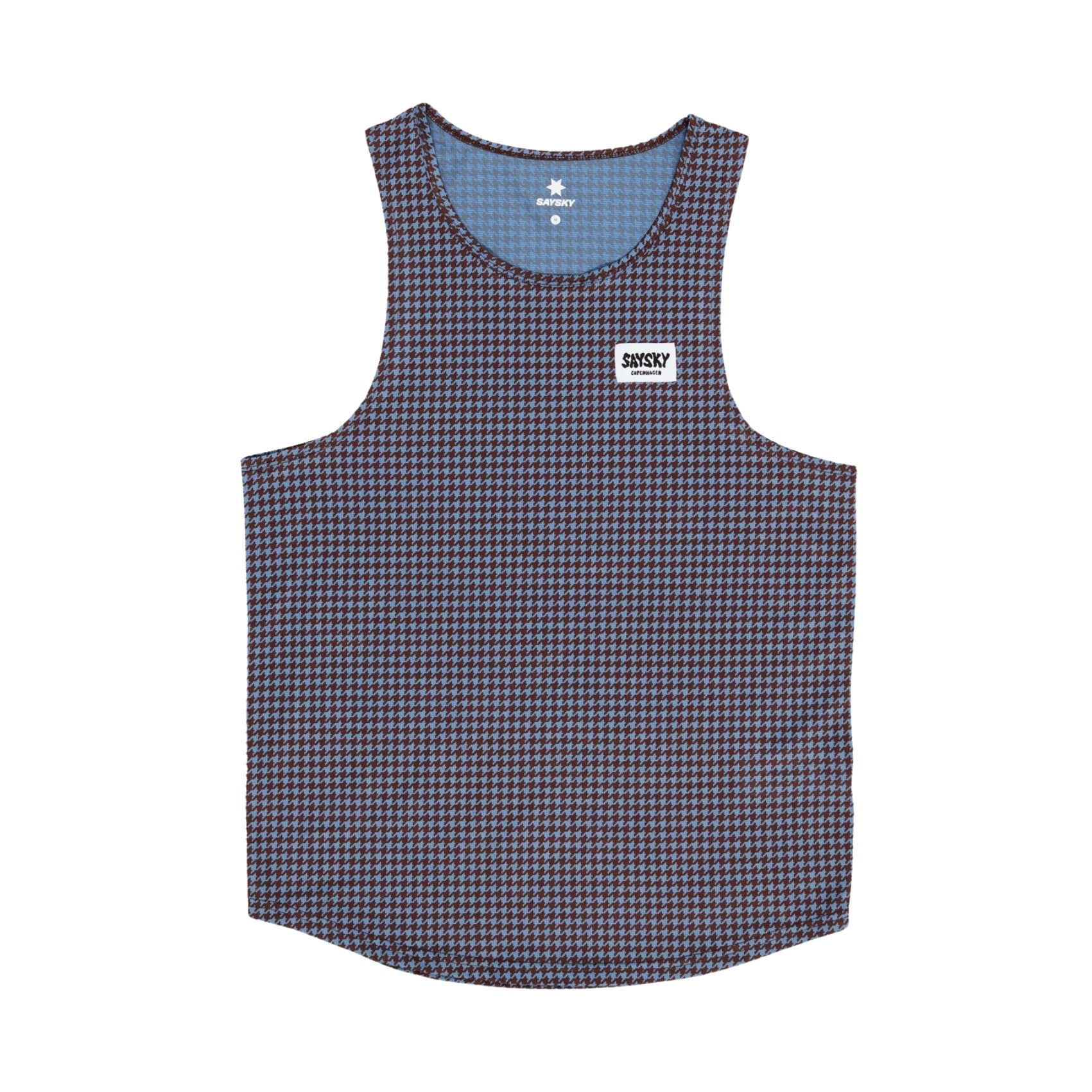 Mens Saysky Houndstooth Combat Singlet