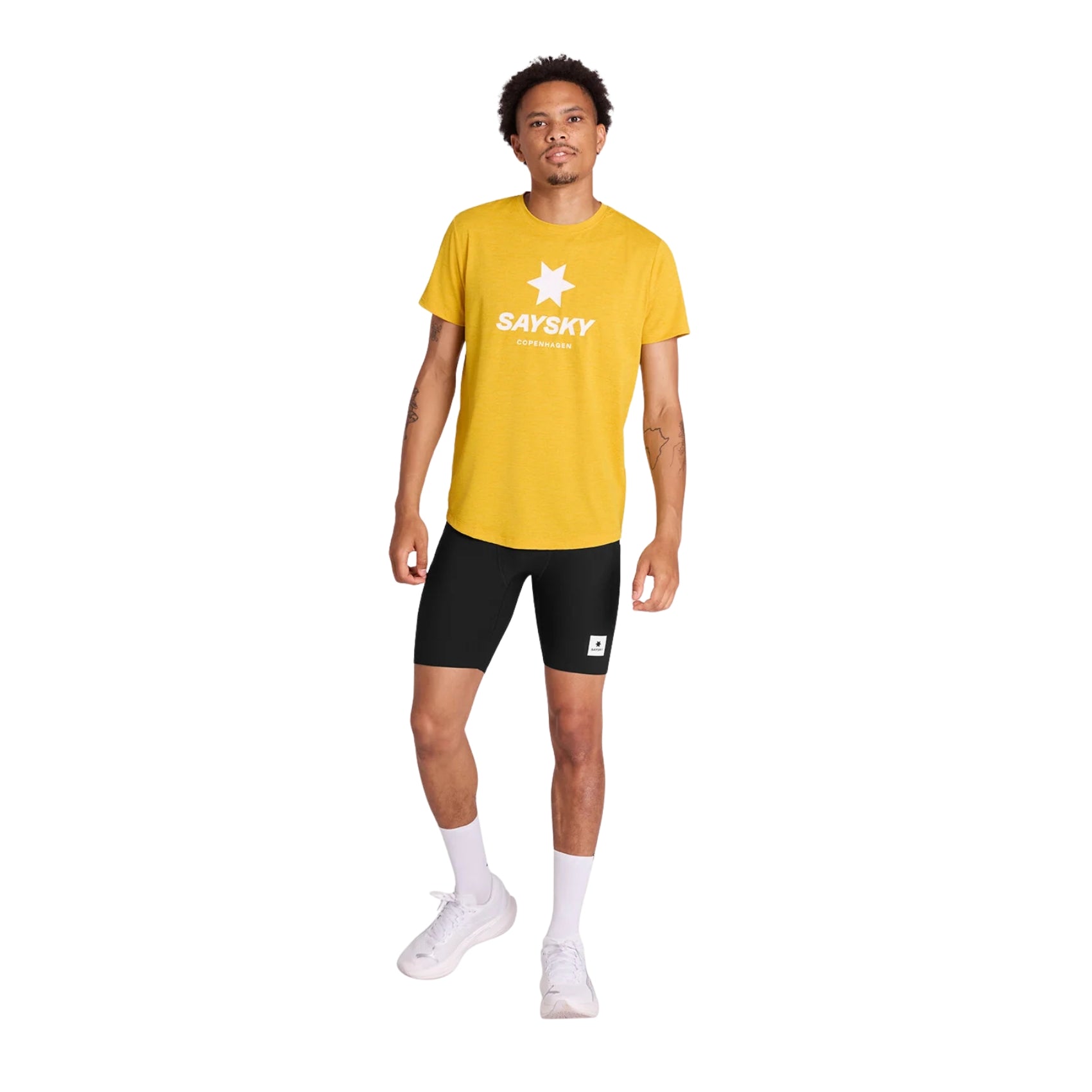 Mens Saysky Logo Combat Pro T-Shirt