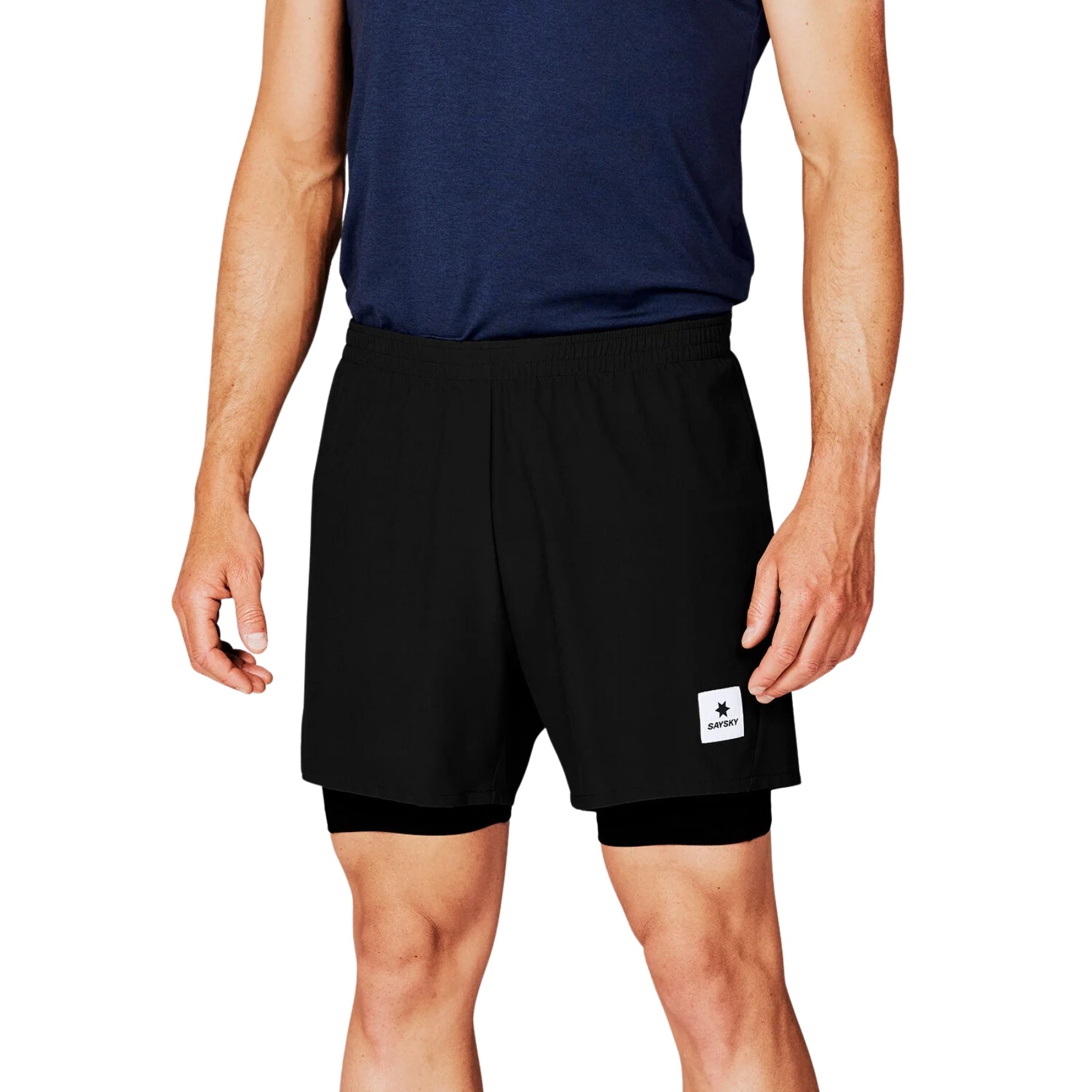 Mens Saysky Pace 2-in-1 Shorts 5 Inch