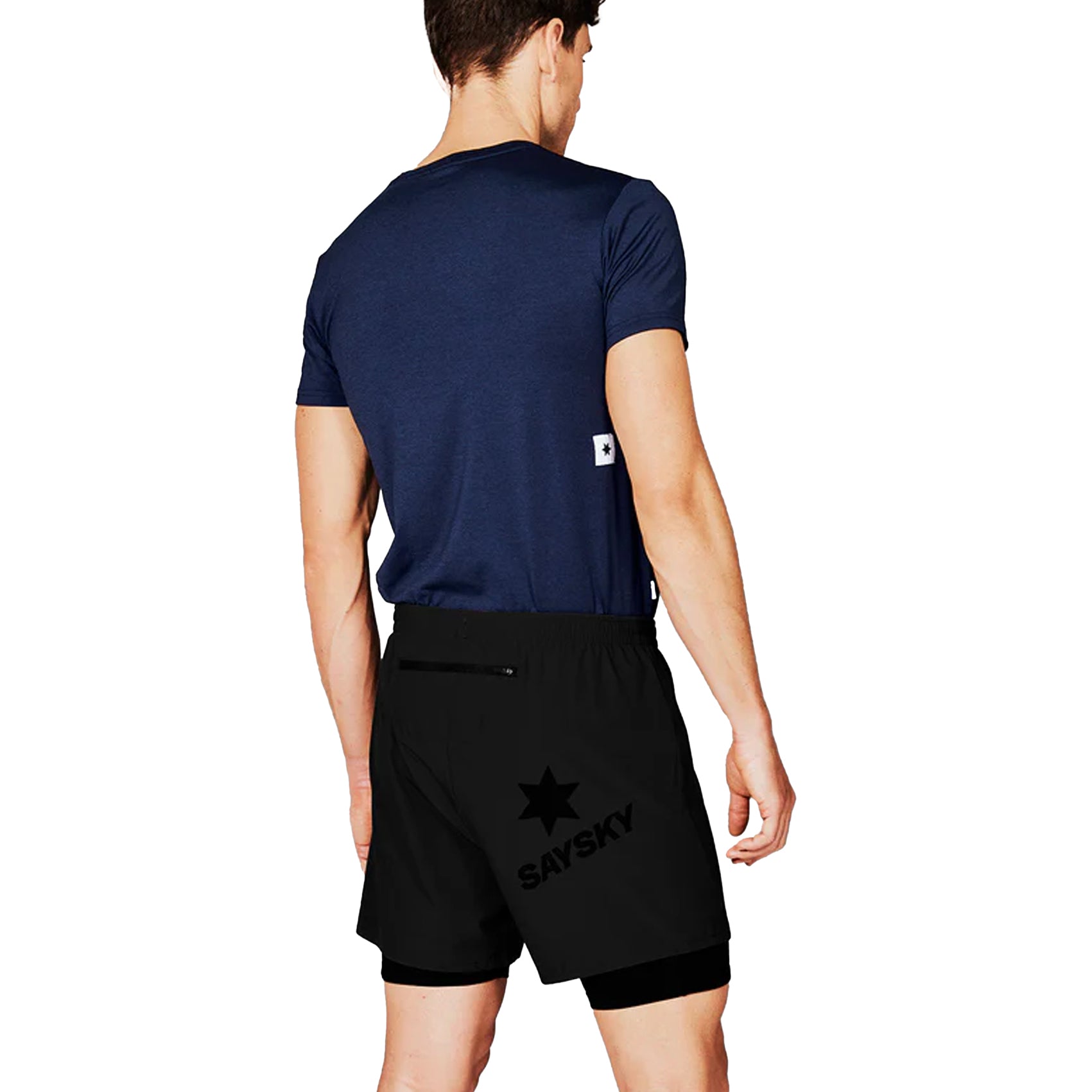 Mens Saysky Pace 2 in 1 Shorts 5"