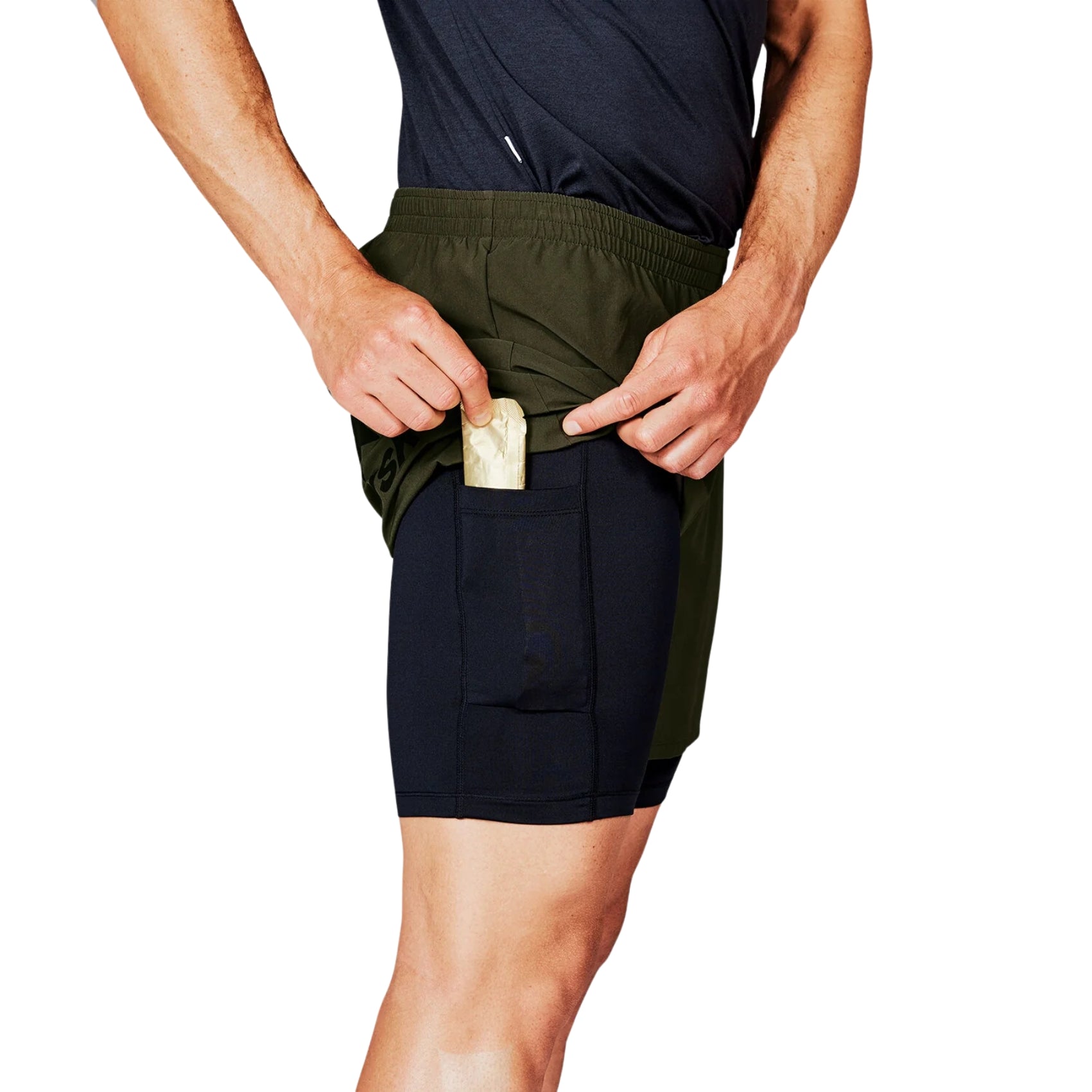 Mens Saysky Pace 2-in-1 Shorts 5 Inch