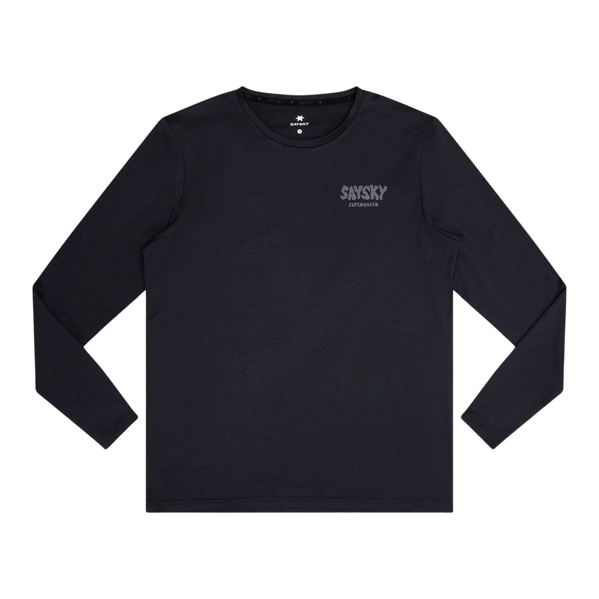 Mens Saysky Reflective Logo Pace Long Sleeve
